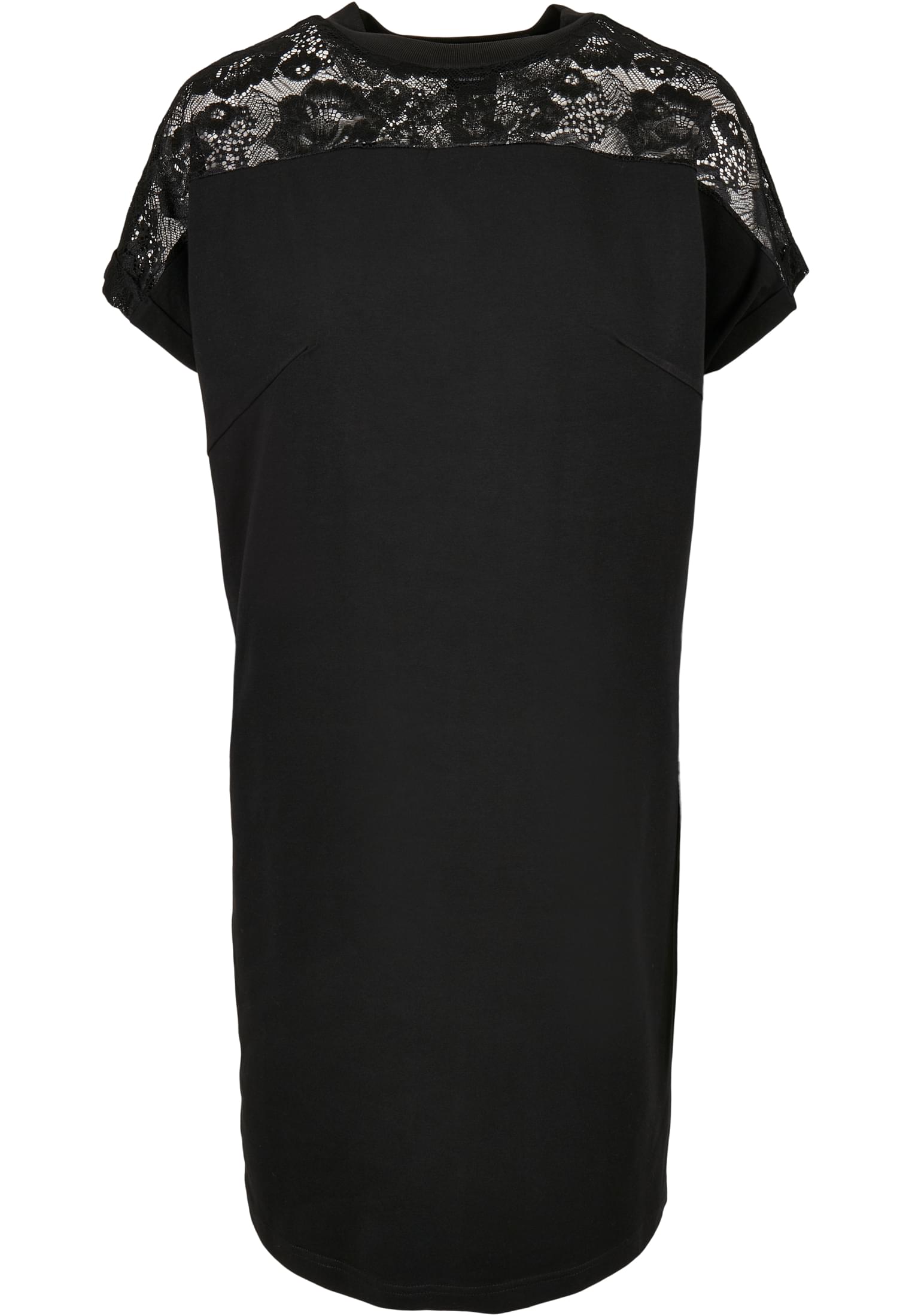 女士蕾丝T恤连衣裙黑色3XL
 - variant image 5