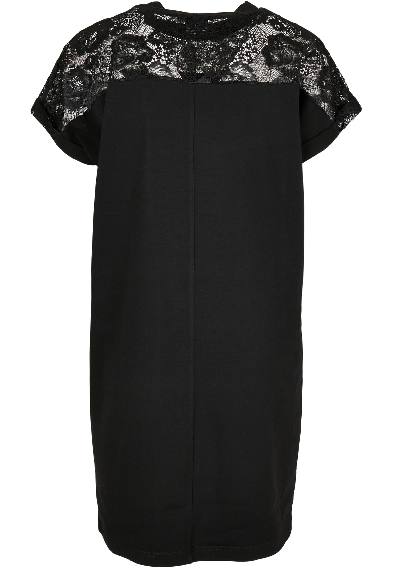 女士蕾丝T恤连衣裙黑色3XL
 - variant image 6