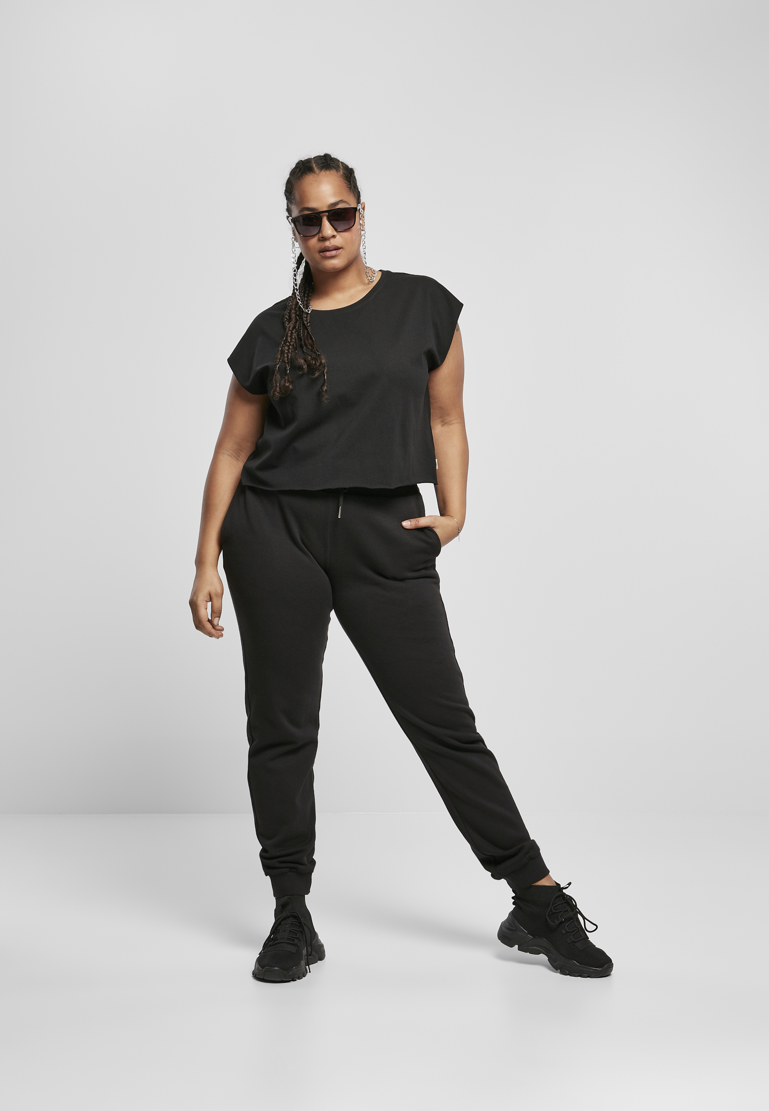 Femmes T-shirt Court Organique 2-Pack noir+blanc 3XL
 - variant image 4