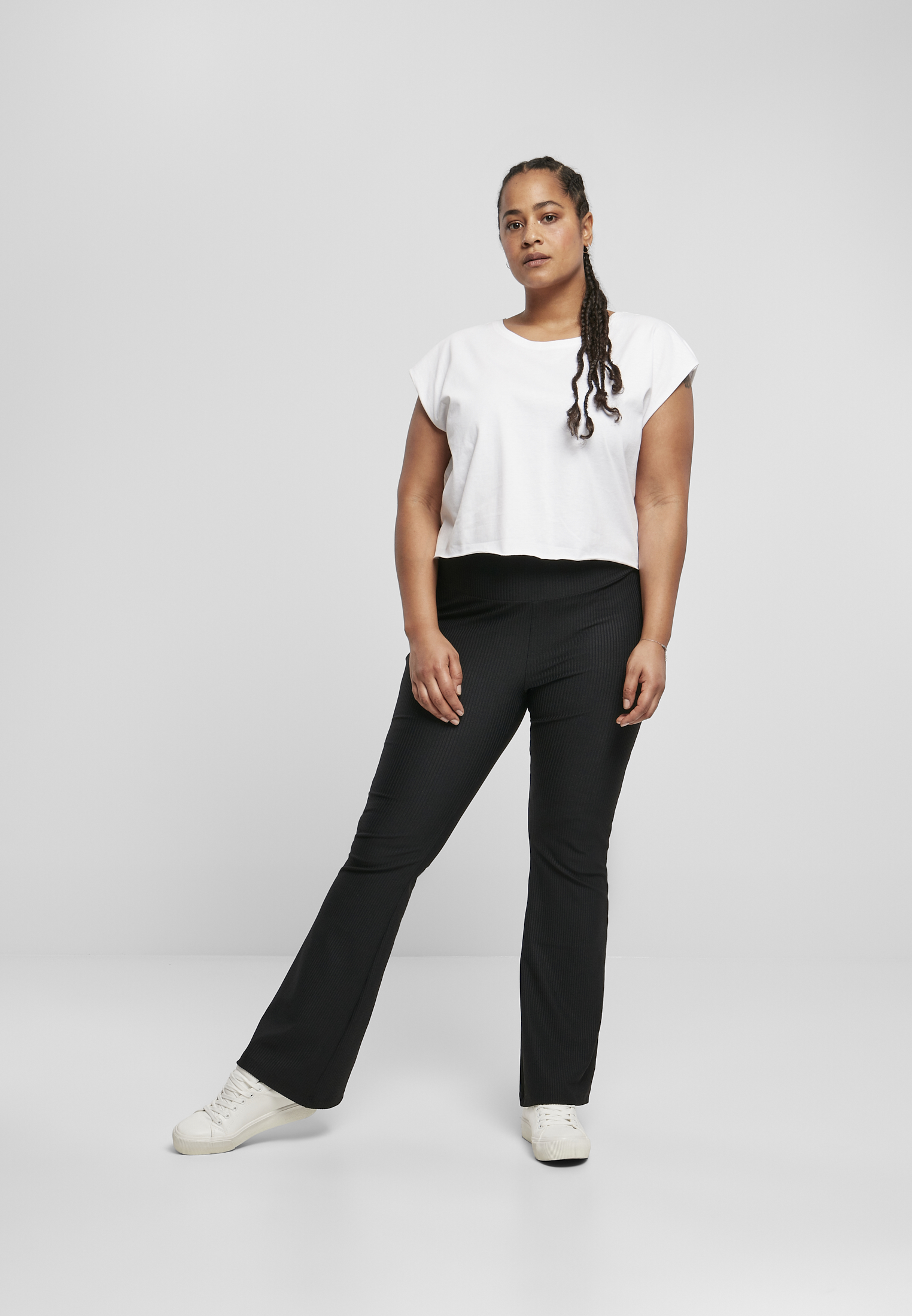 Femmes T-shirt Court Organique 2-Pack noir+blanc 3XL
 - variant image 9