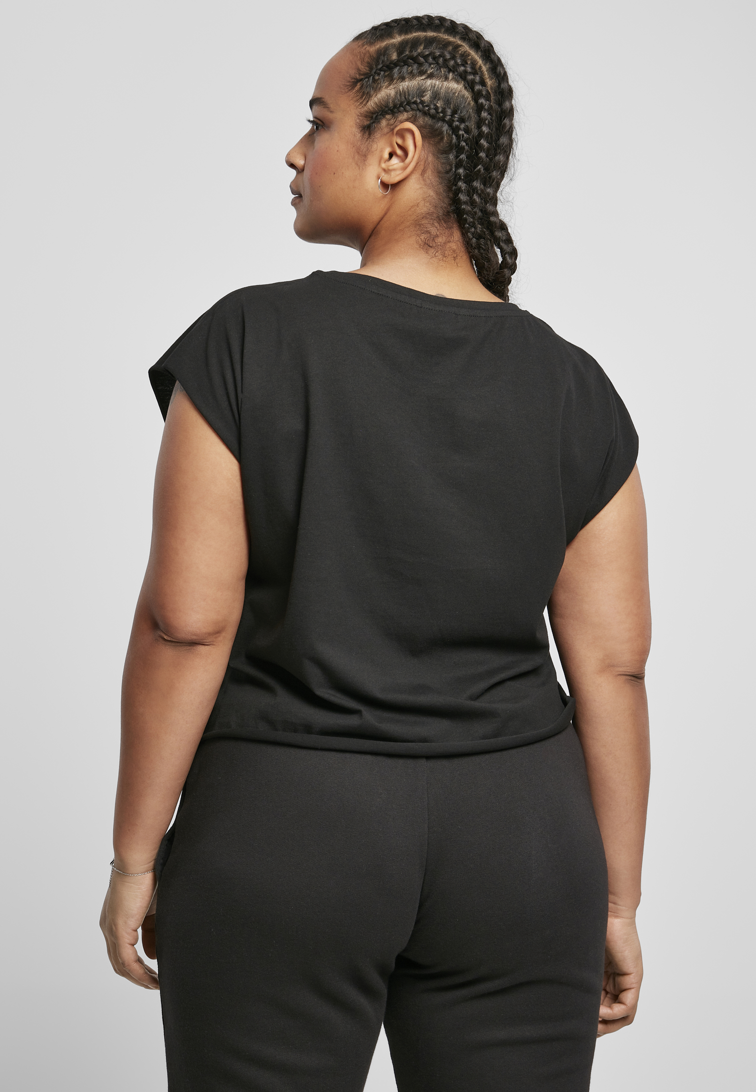Femmes T-shirt Court Organique 2-Pack noir+blanc 3XL
 - variant image 2