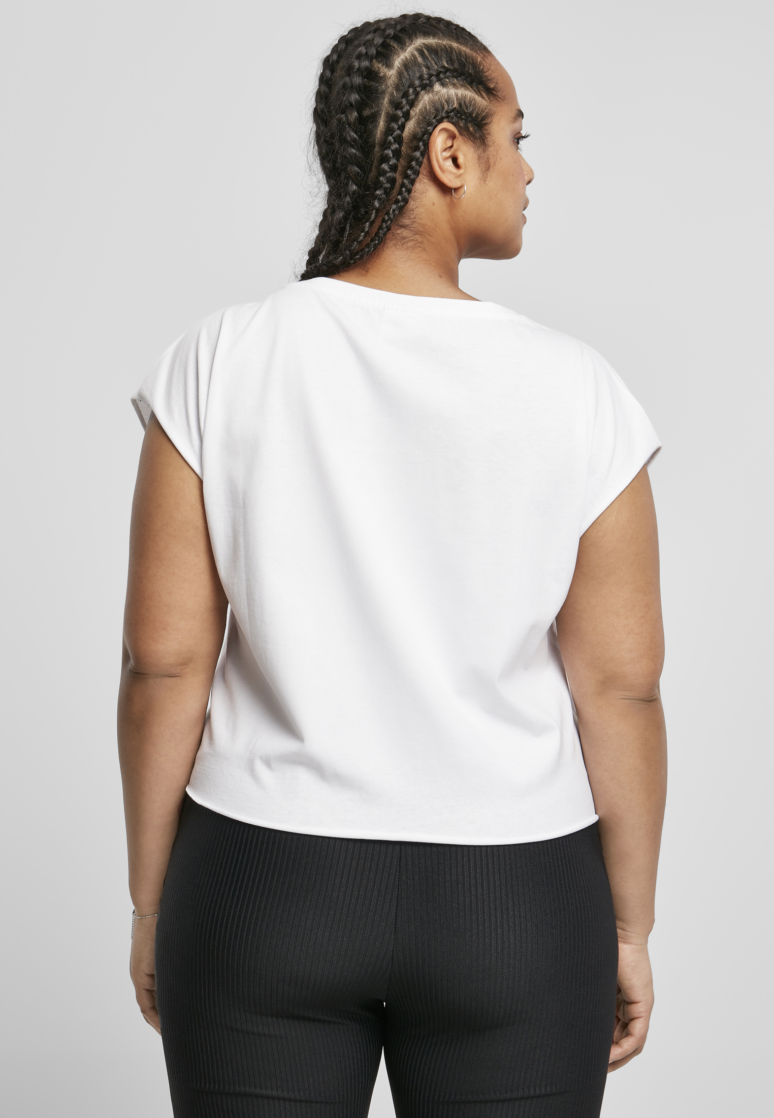 Femmes T-shirt Court Organique 2-Pack noir+blanc 3XL
 - variant image 7