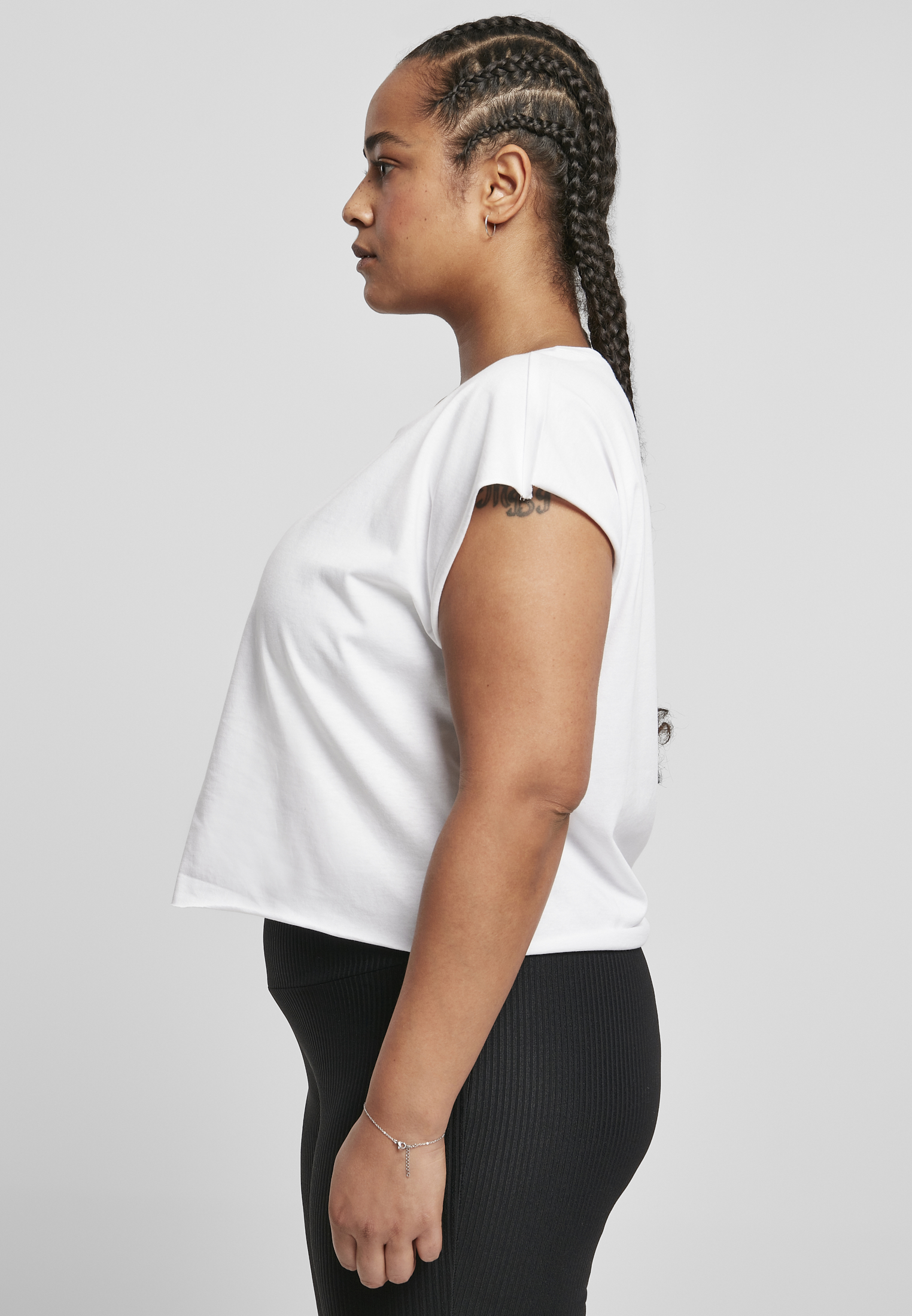 Femmes T-shirt Court Organique 2-Pack noir+blanc 3XL
 - variant image 6
