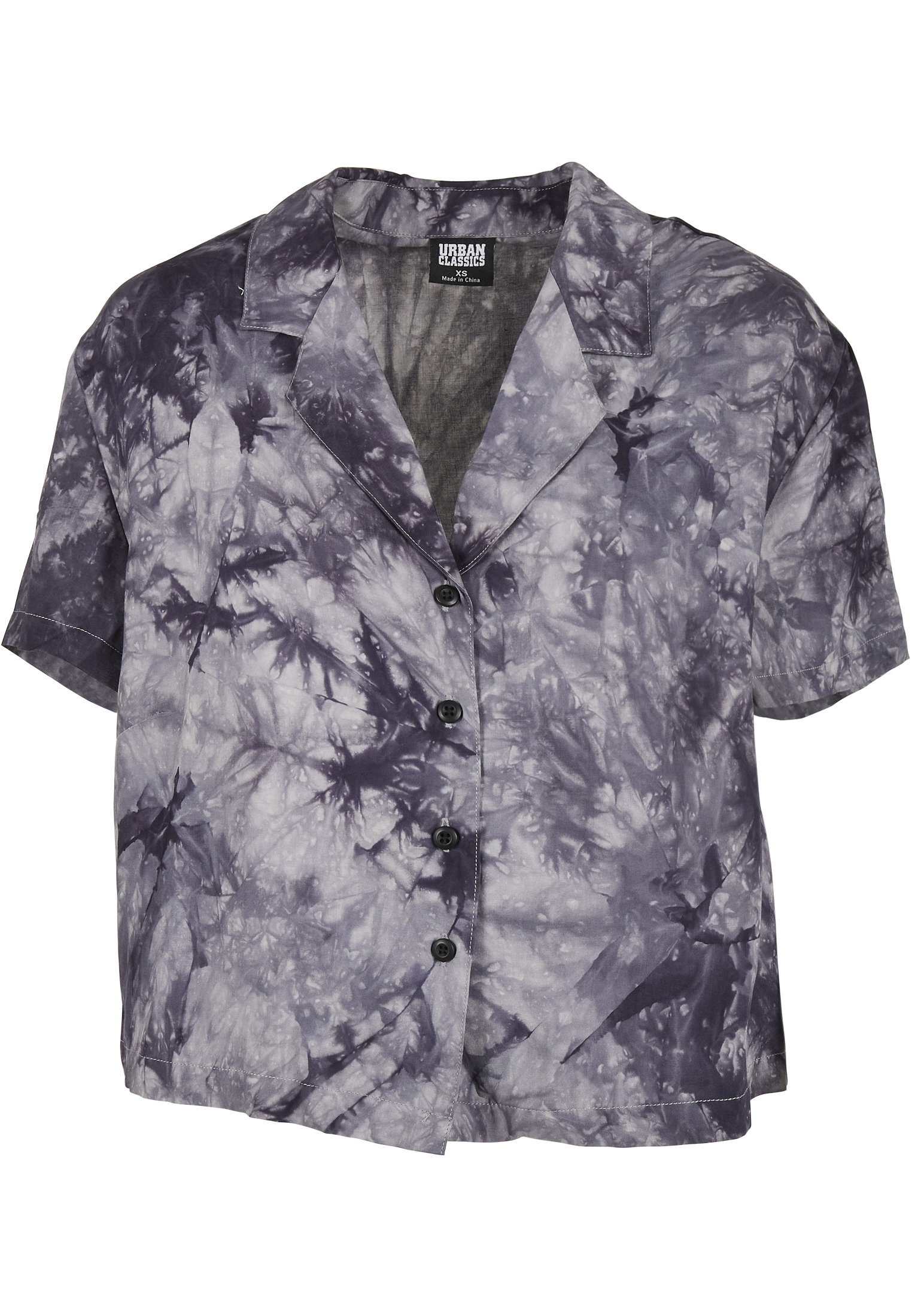 Ladies Viscose Tie Dye Resort Shirt dark 3XL - variant image 5