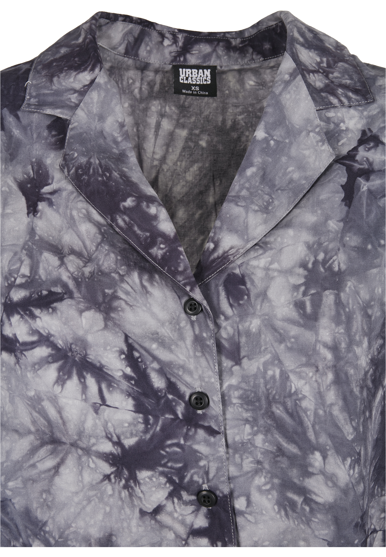 Ladies Viscose Tie Dye Resort Shirt dark 3XL - variant image 7