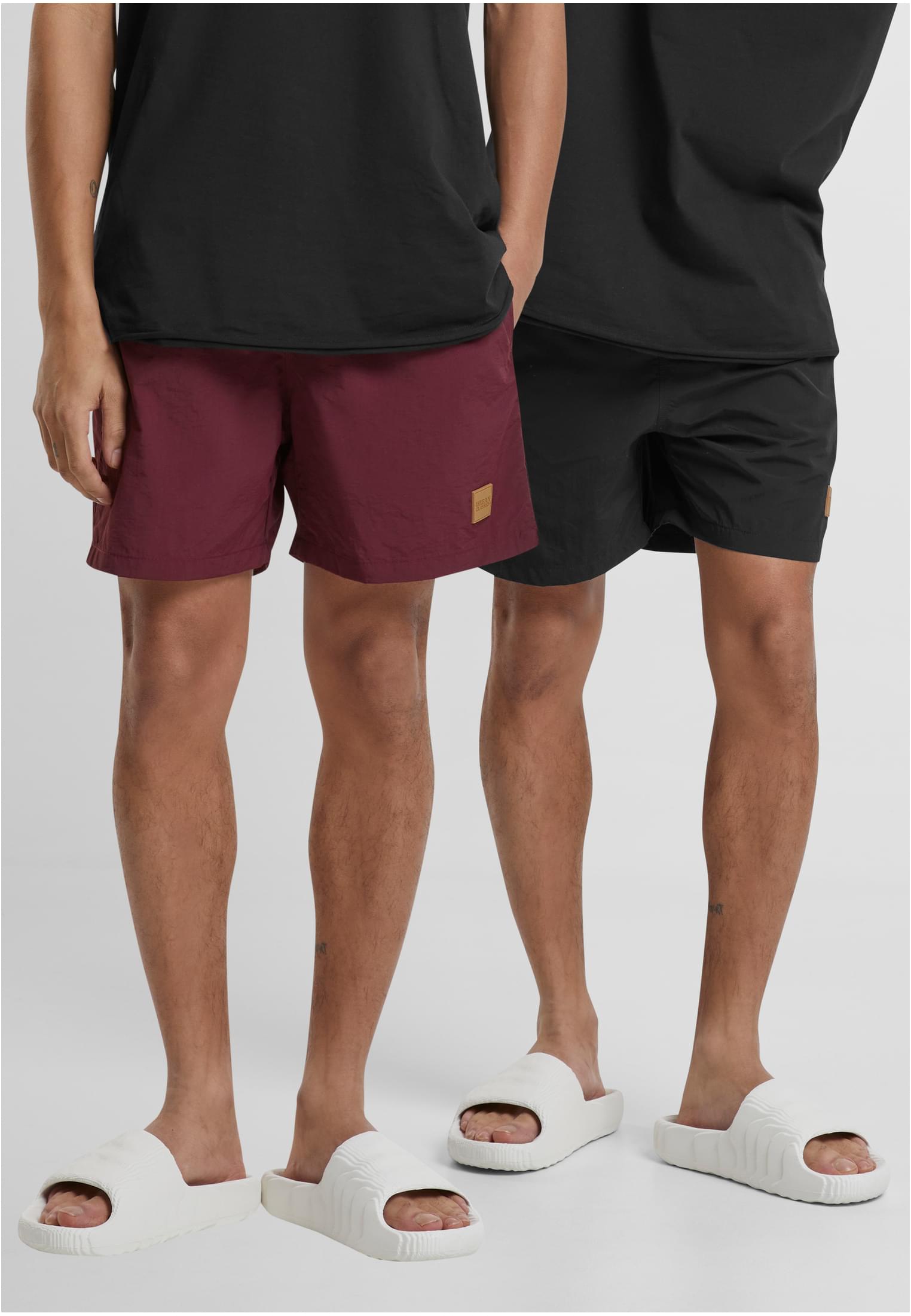 Block Swim Shorts 2-Pack blk/blk+cherry L
 - alternate variant 1