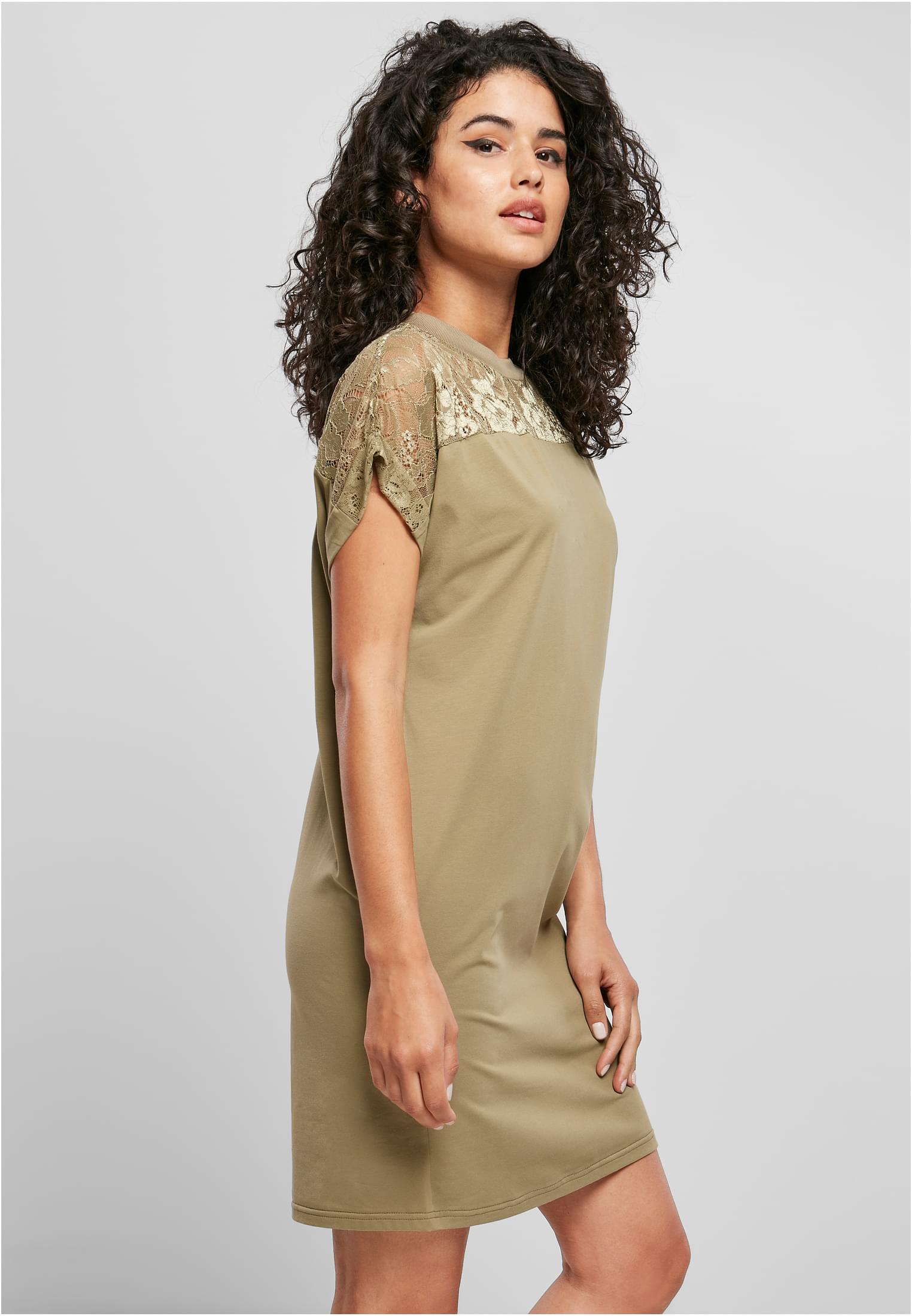 T-shirt Robe Dentelle Femme kaki 3XL
 - variant image 3
