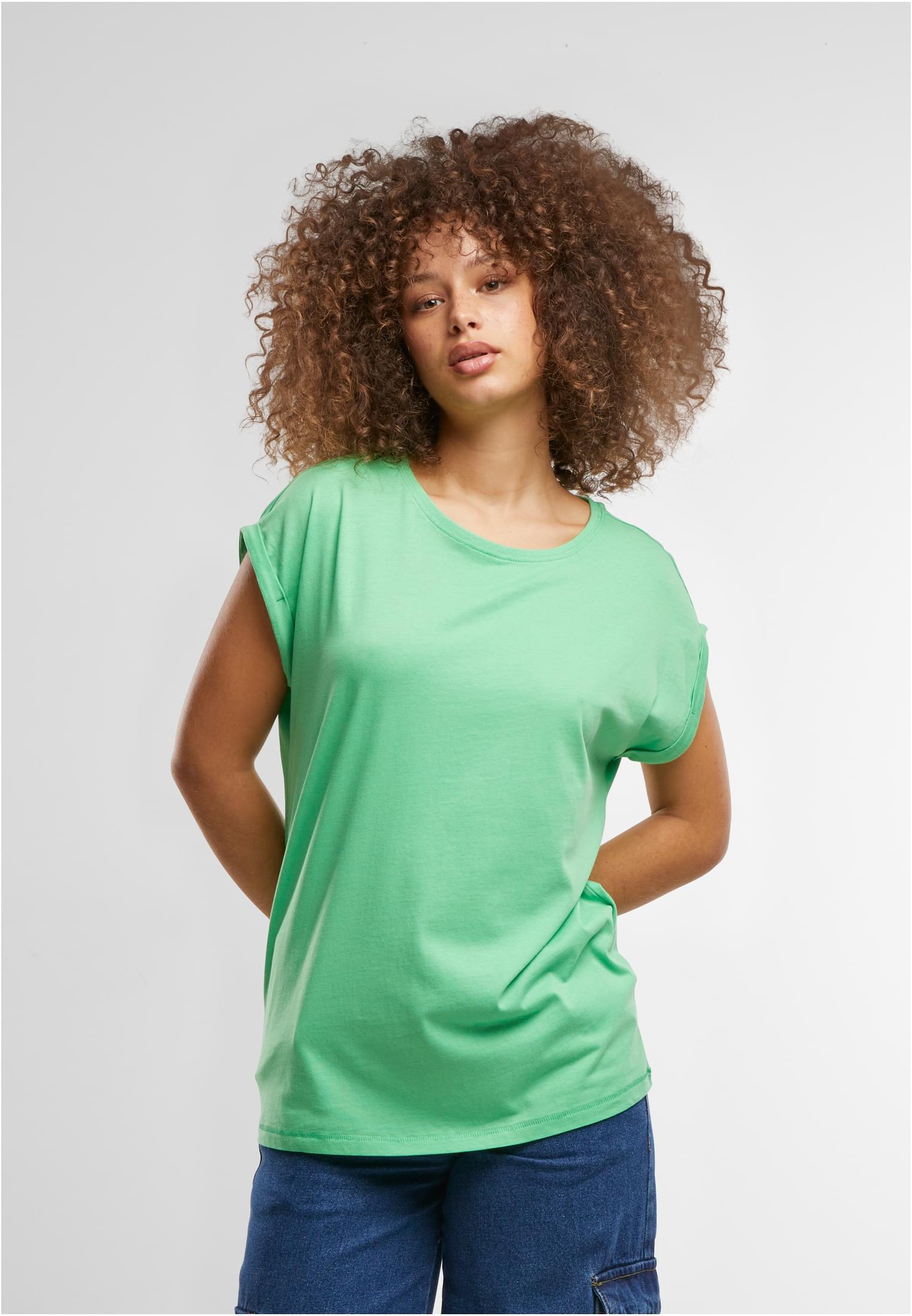 Ladies Extended Shoulder Tee ghostgreen 3XL - alternate variant 36