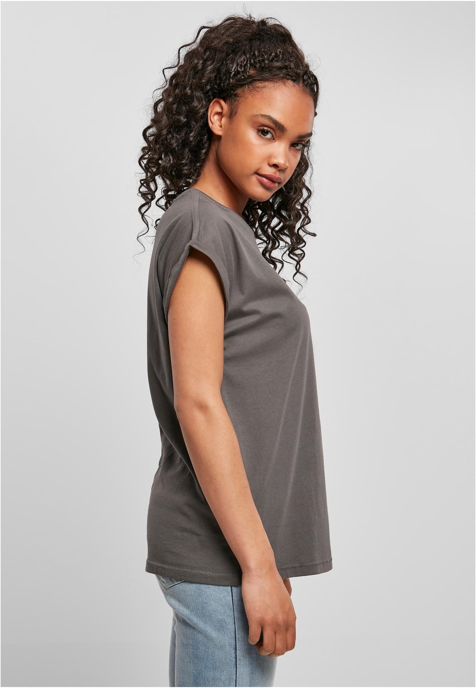 Ladies Extended Shoulder Tee darkshadow 3XL - variant image 3