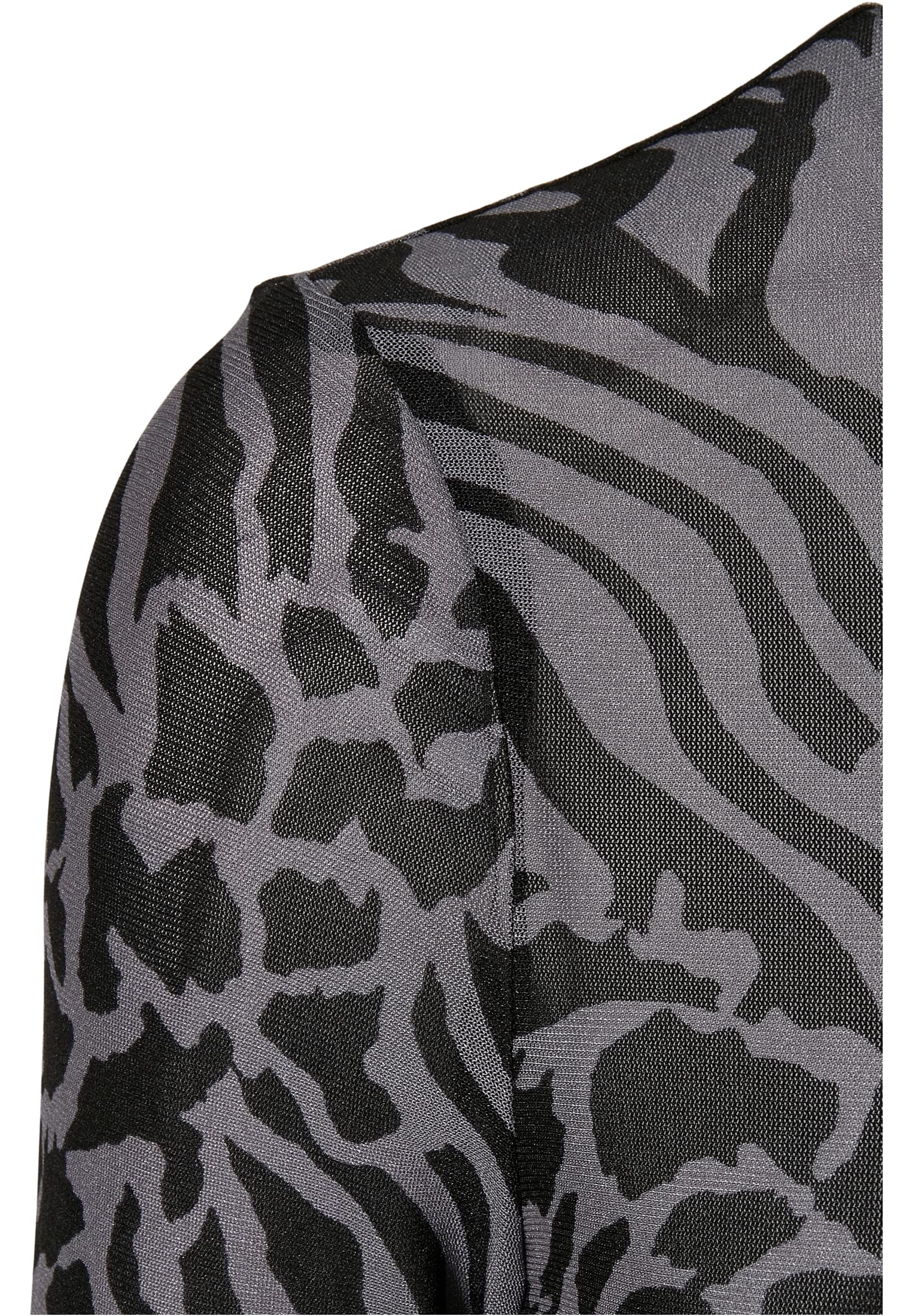 Femmes AOP Mesh Turtleneck Longsleeve asphalte/noir 3XL
 - variant image 8