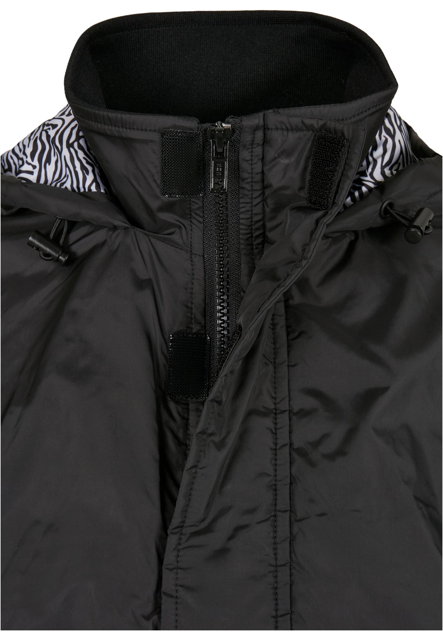 Ladies AOP Mixed Pull Over Jacket black/zebra 3XL - variant image 6