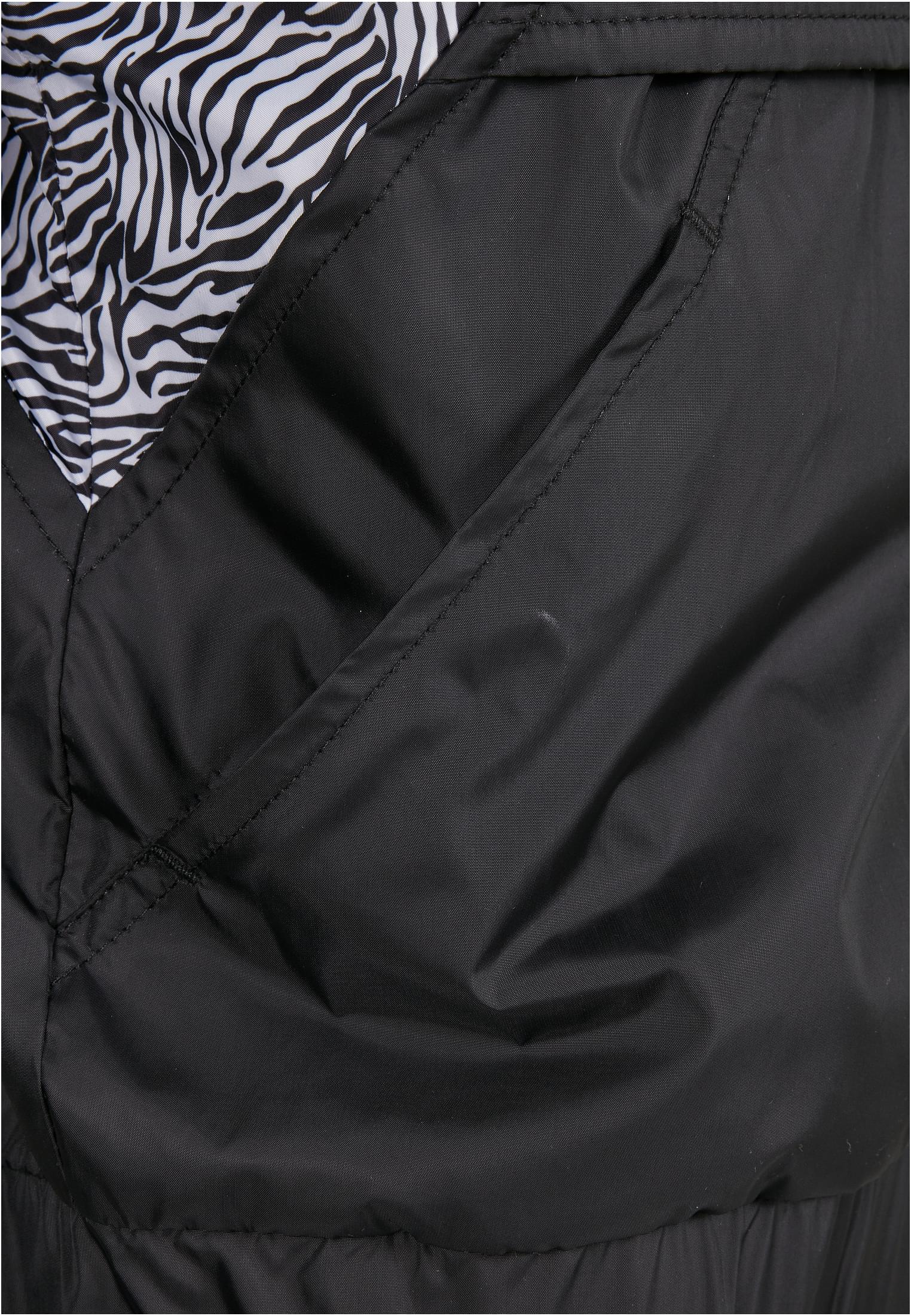 Ladies AOP Mixed Pull Over Jacket black/zebra 3XL - variant image 8