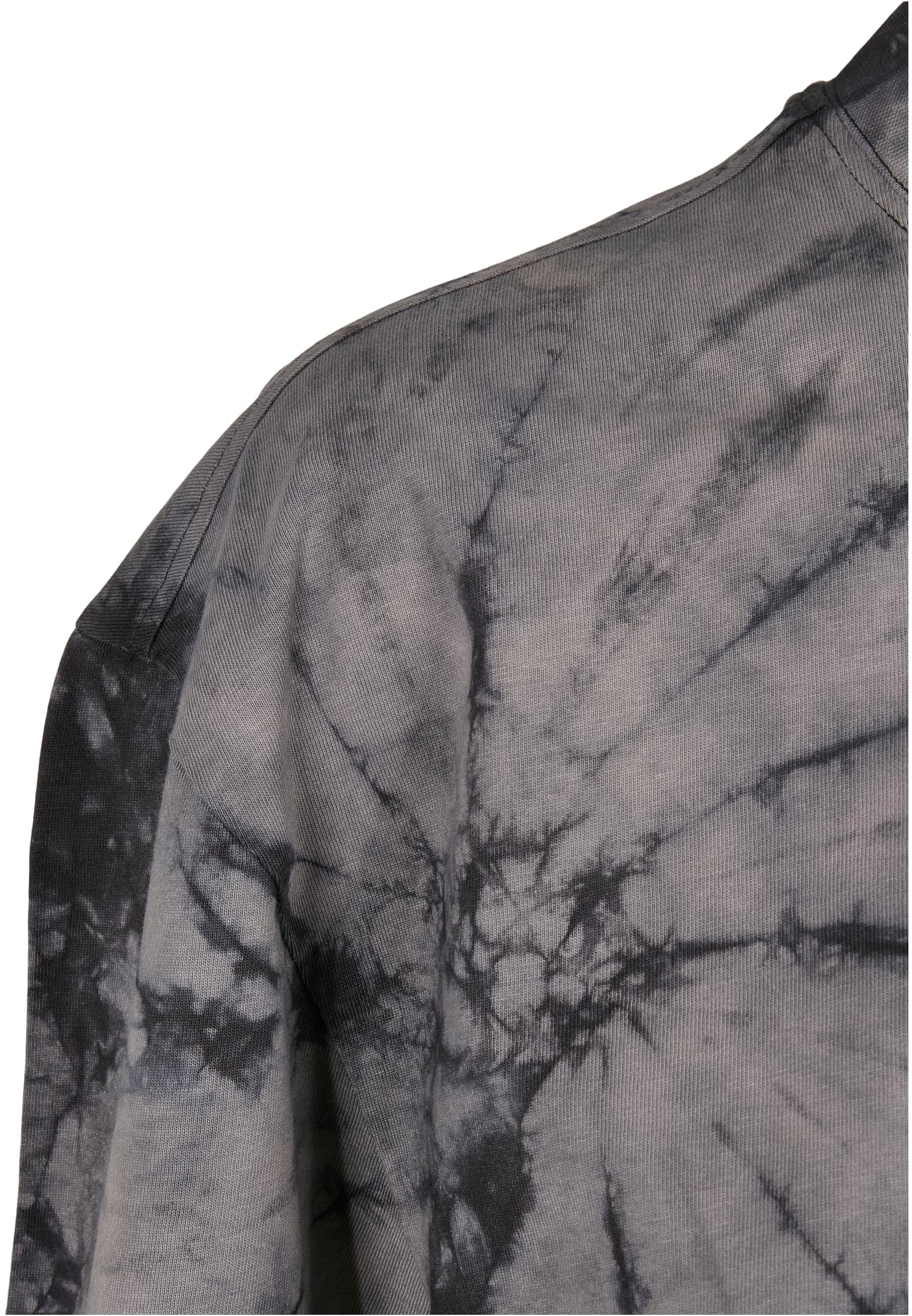 Femmes T-shirt Coupe Zébrée Déchirée Noir/Asphalte 3XL
 - variant image 8