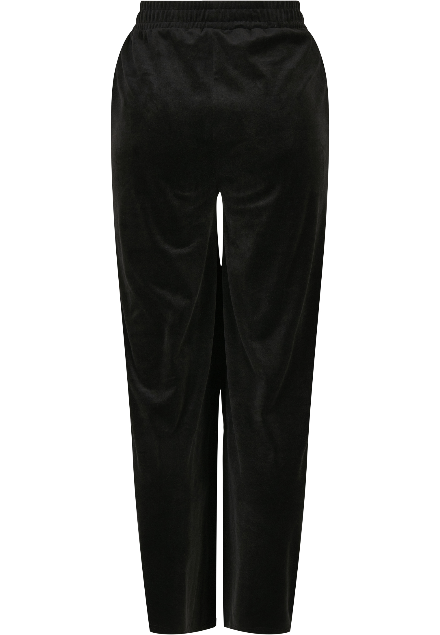 Ladies High Waist Straight Velvet Sweatpants black 3XL - variant image 7
