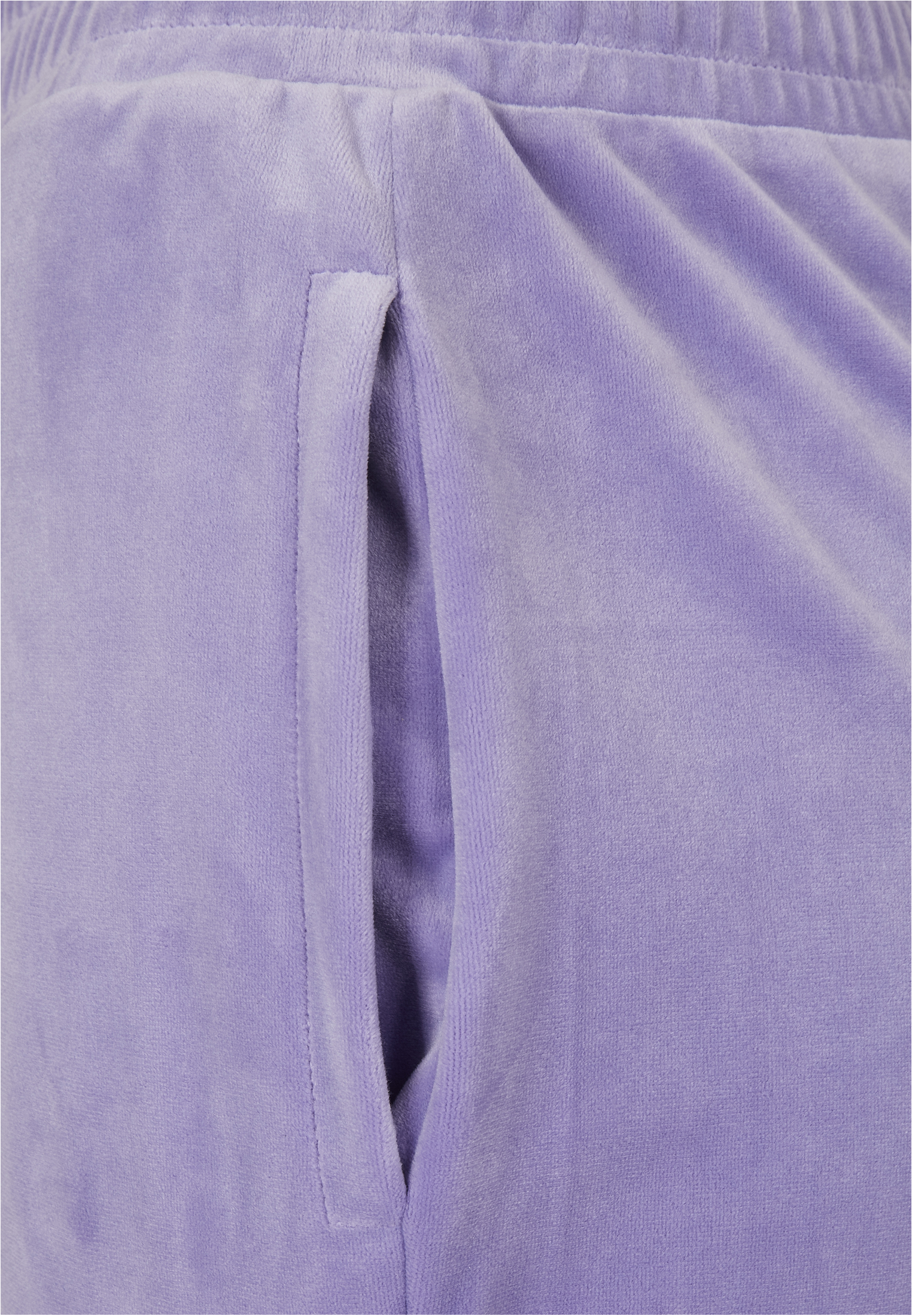 Ladies High Waist Straight Velvet Sweatpants lavender 3XL - variant image 9