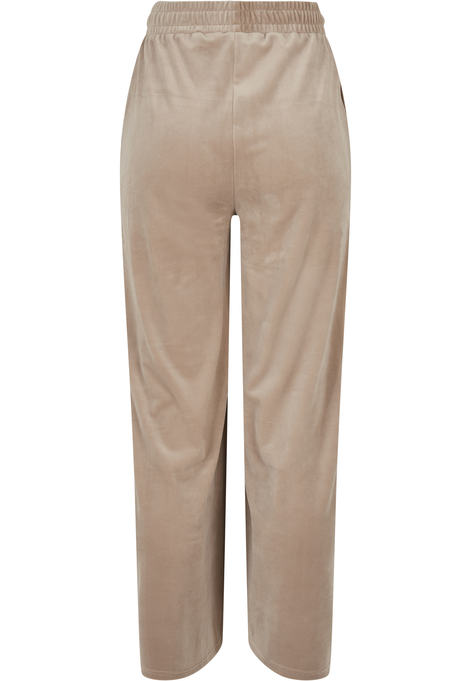 Ladies High Waist Straight Velvet Sweatpants softtaupe 3XL - variant image 7