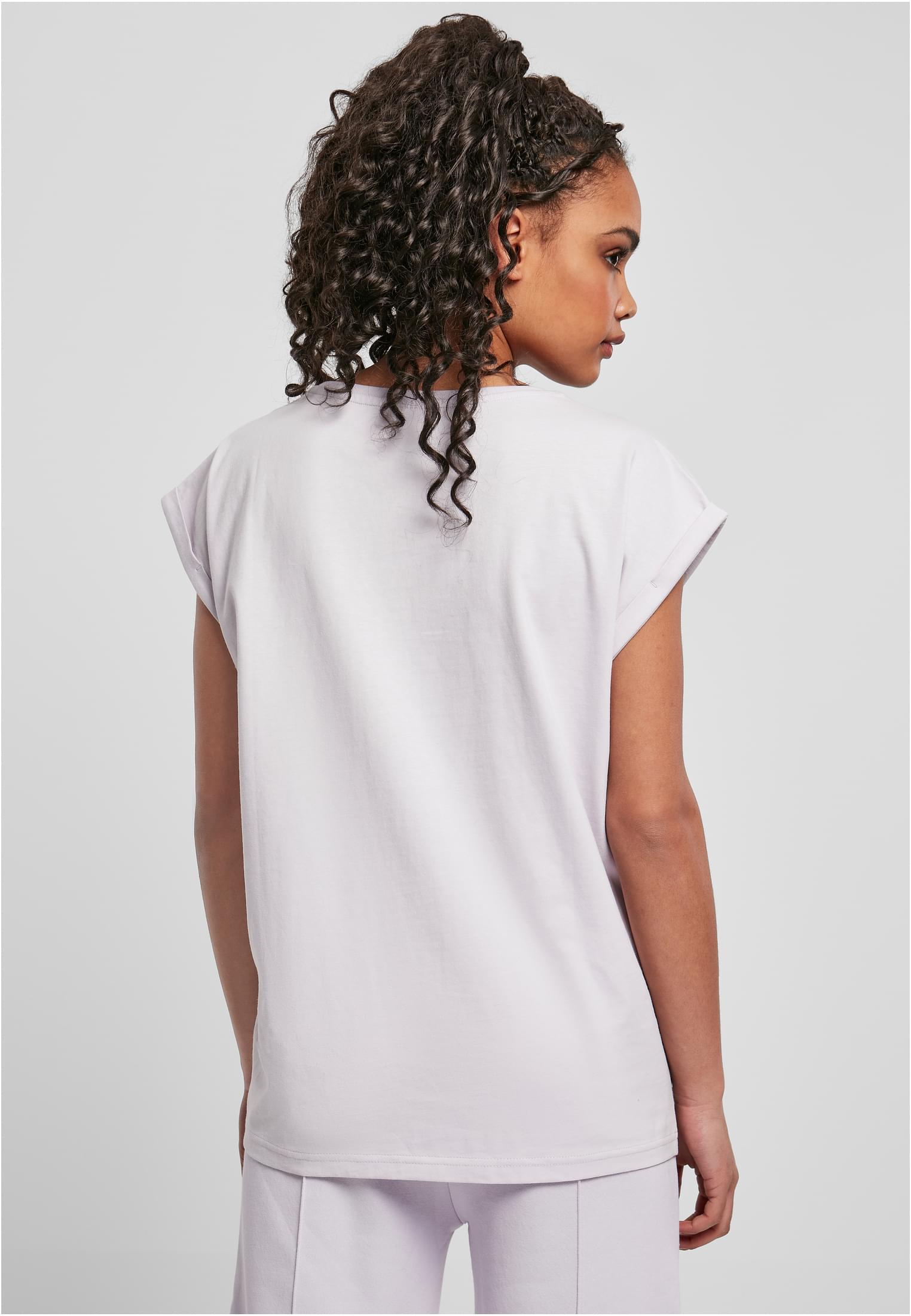 Femmes T-shirt Longue Épaules Organique Étendue lilas clair 3XL
 - variant image 2