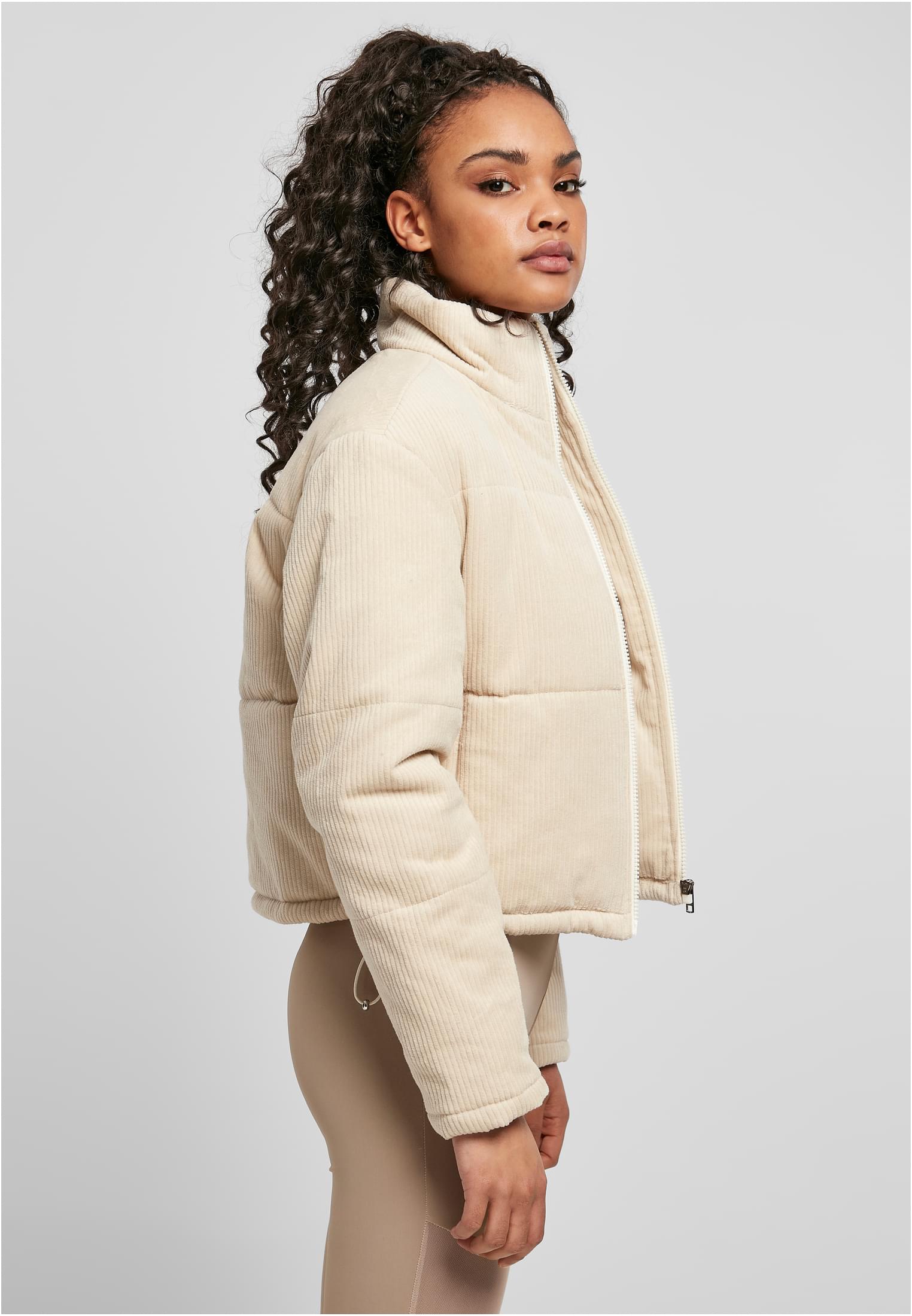 Ladies Corduroy Puffer Jacket whitesand 3XL - variant image 3