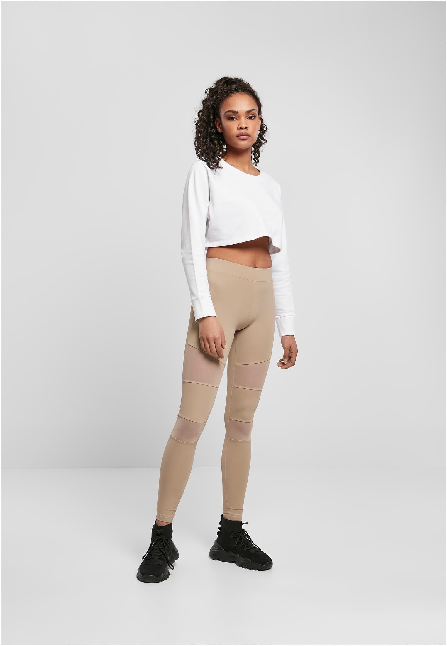 Ladies Tech Mesh Leggings softtaupe 3XL - variant image 4