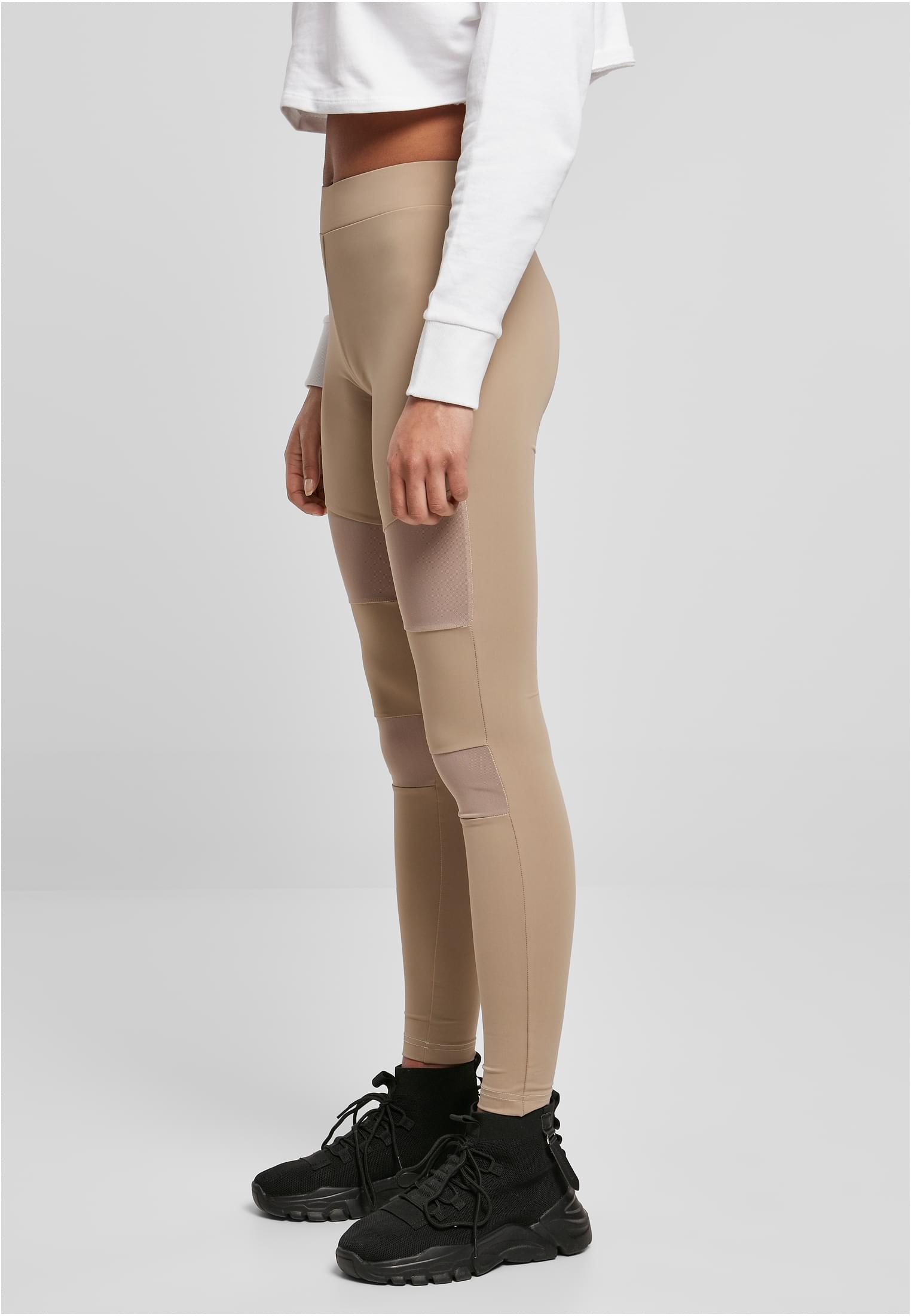Ladies Tech Mesh Leggings softtaupe 3XL - variant image 1