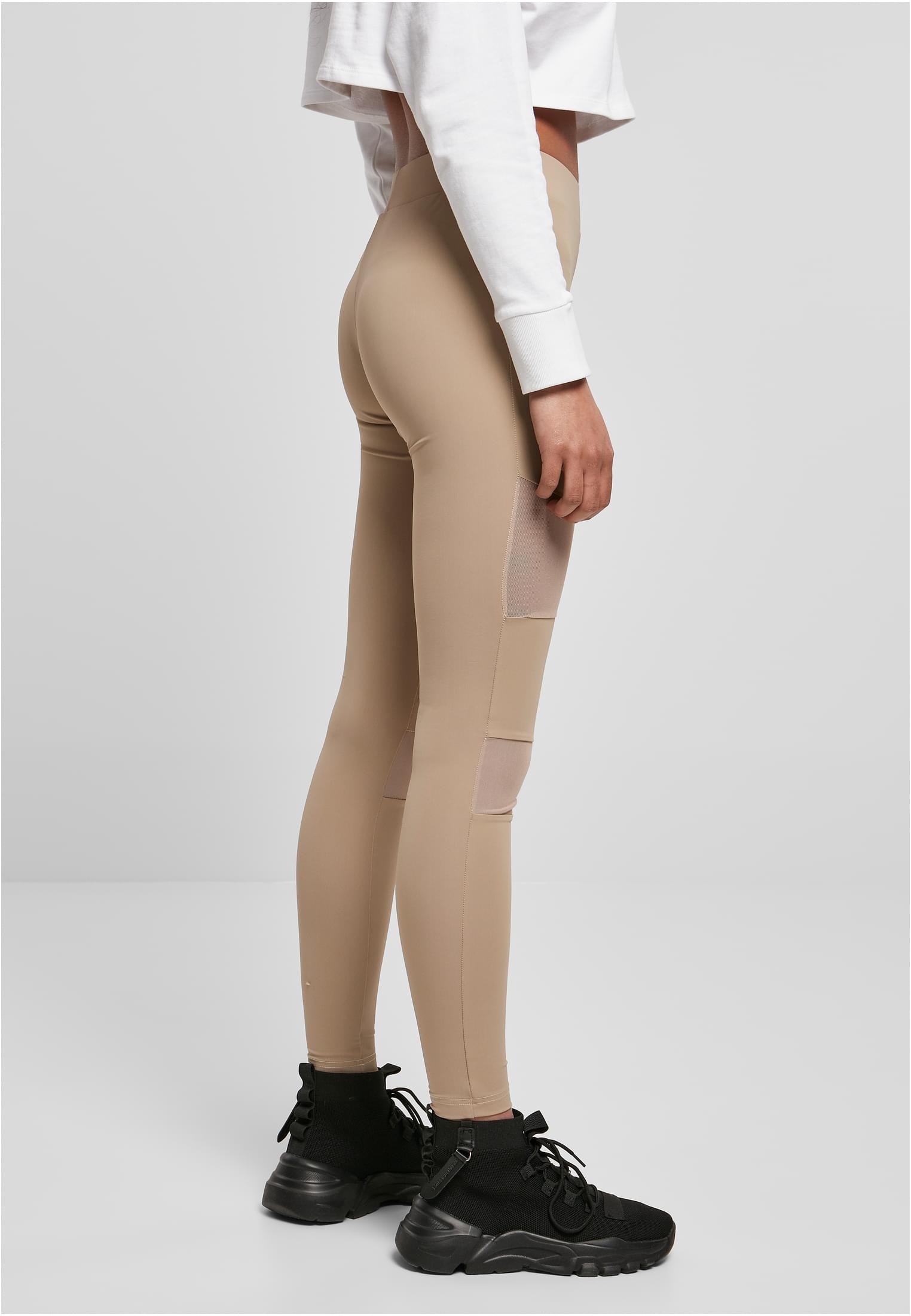 Ladies Tech Mesh Leggings softtaupe 3XL - variant image 3