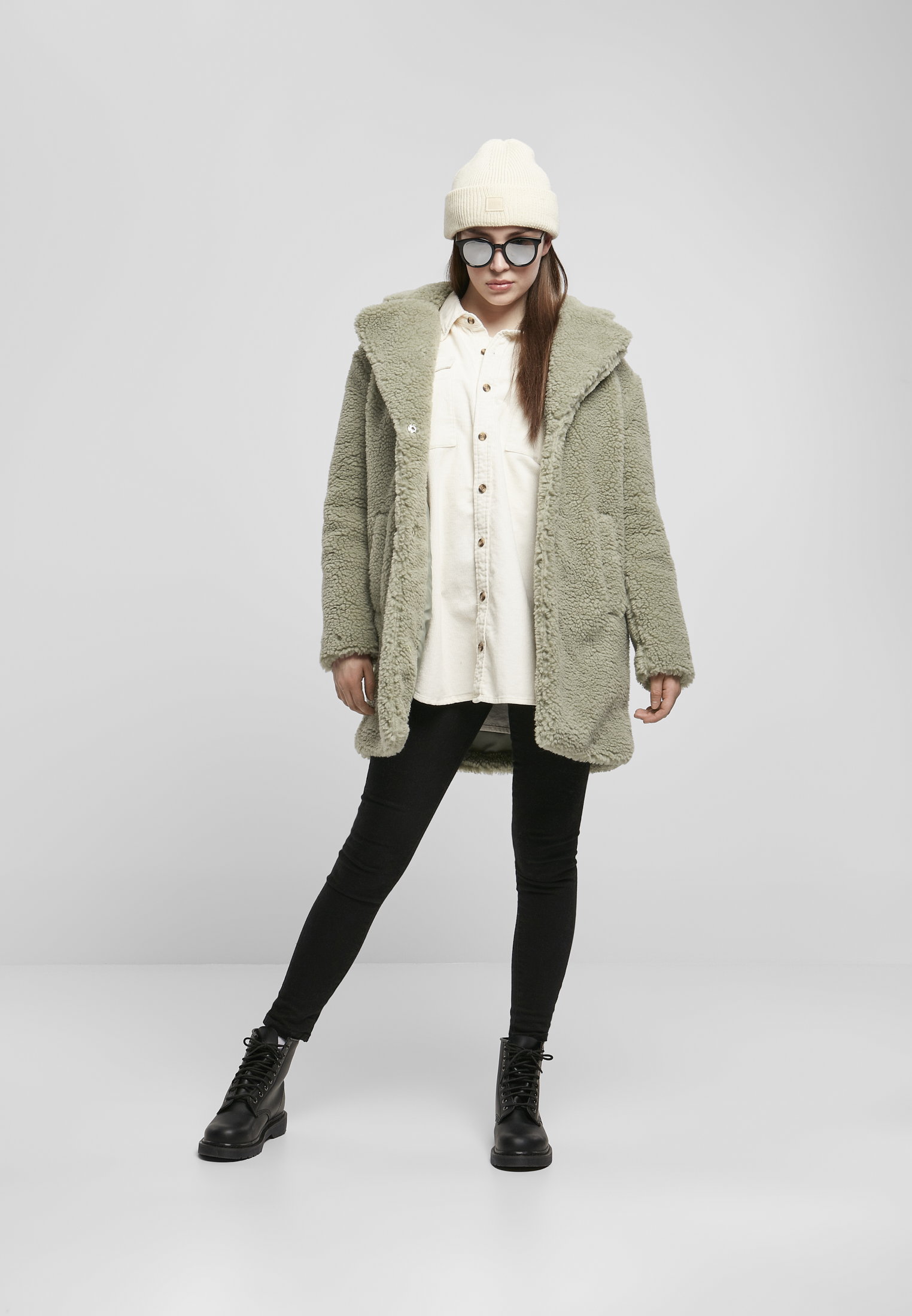 Mujeres abrigo oversize Sherpa softsalvia 3XL
 - variant image 4