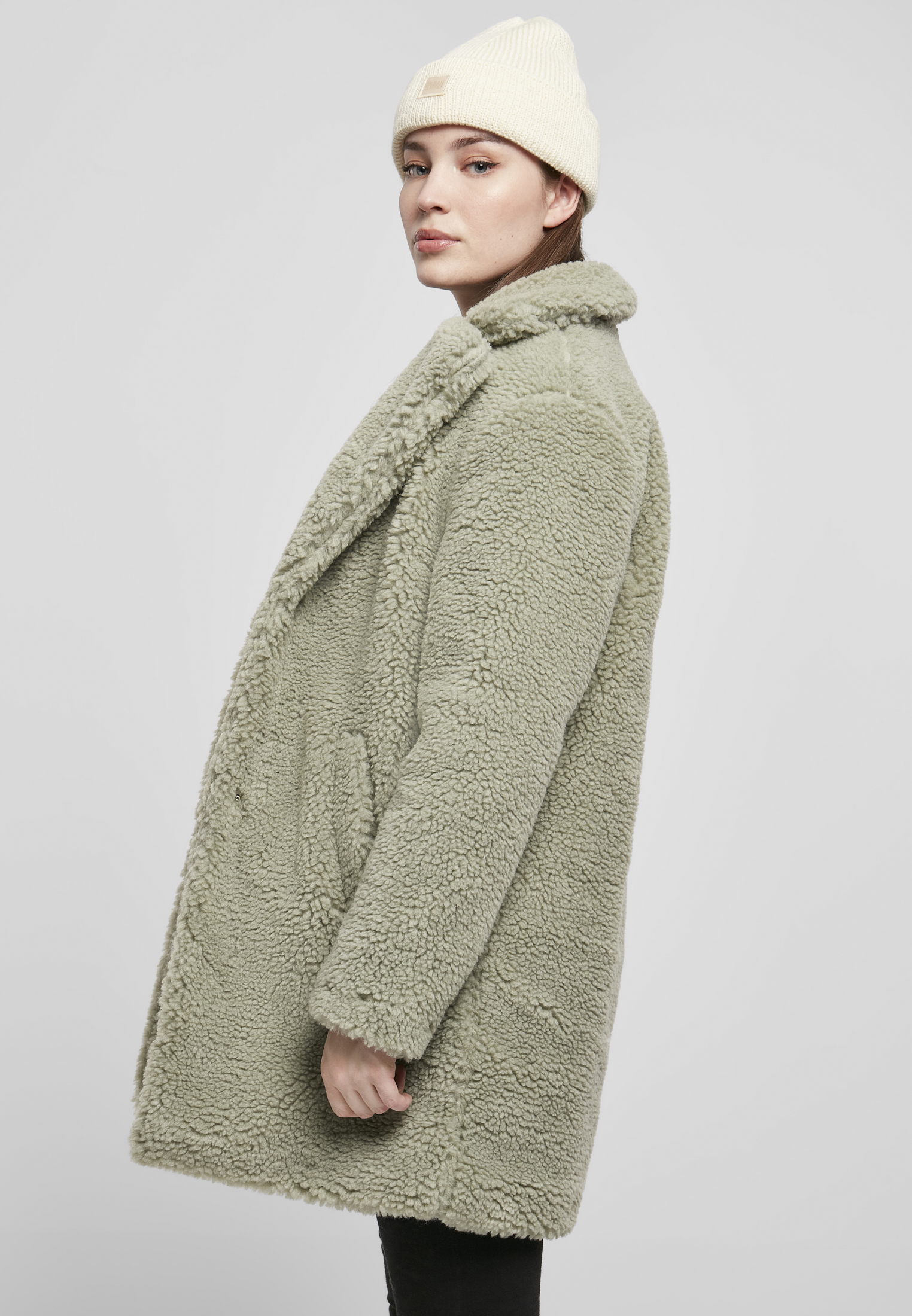 Mujeres abrigo oversize Sherpa softsalvia 3XL
 - variant image 1