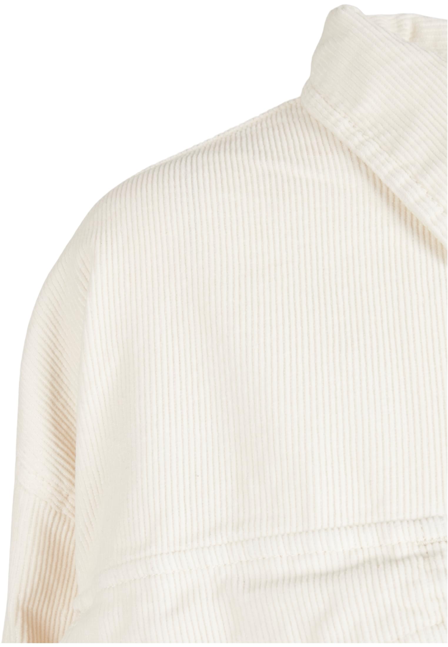Ladies Long Corduroy Overshirt whitesand 3XL - variant image 8