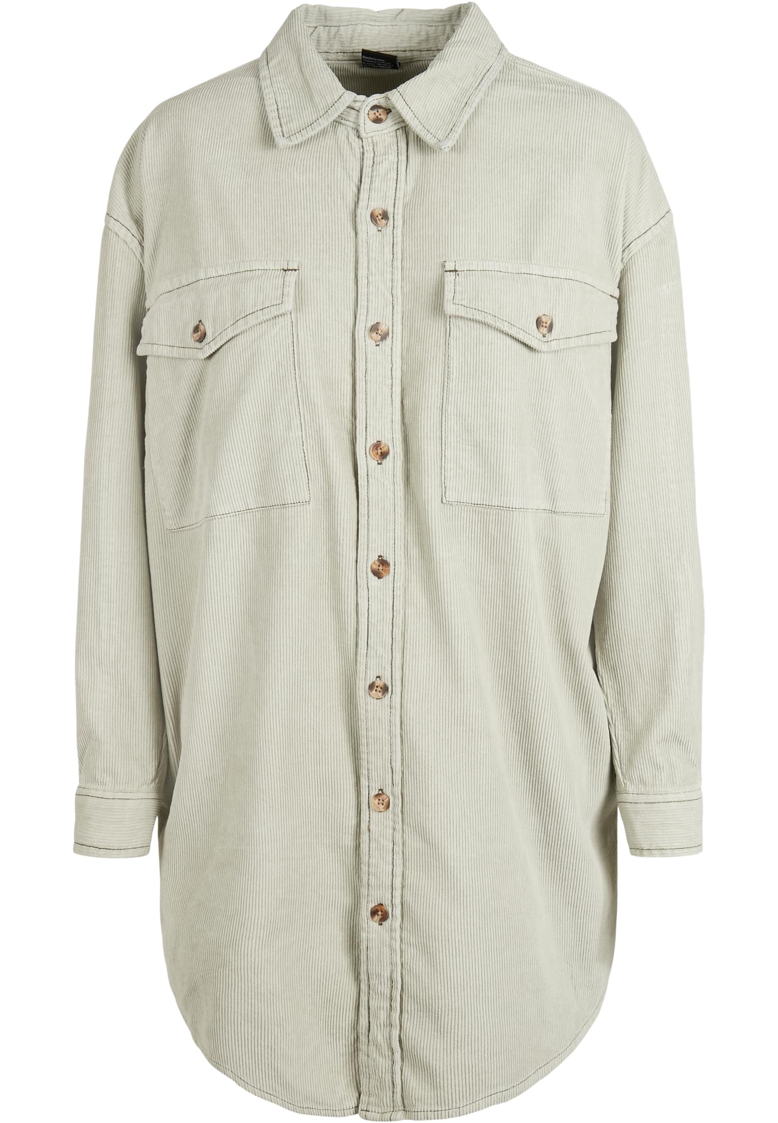 Ladies Long Corduroy Overshirt softsalvia 3XL - variant image 5