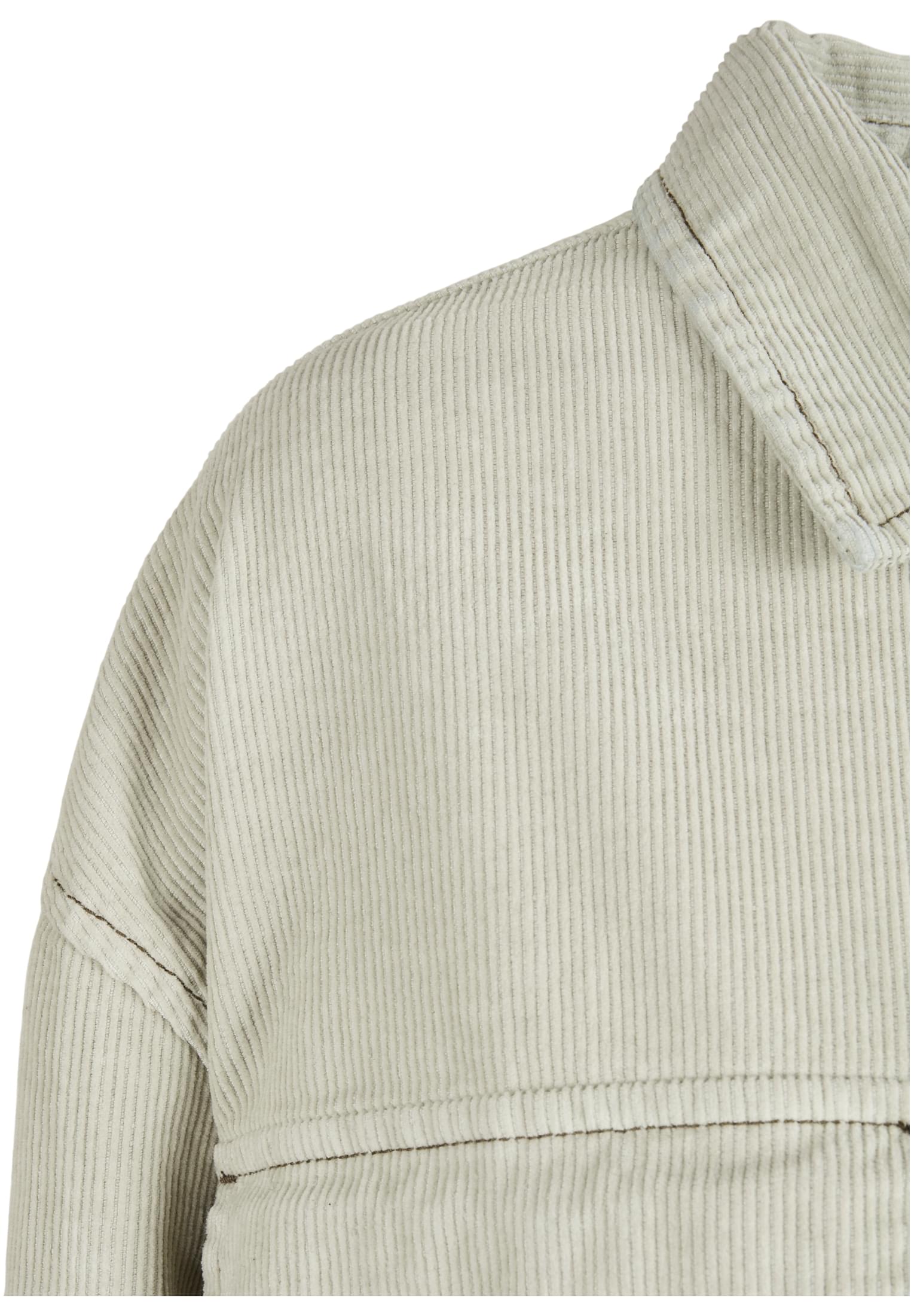 Ladies Long Corduroy Overshirt softsalvia 3XL - variant image 8