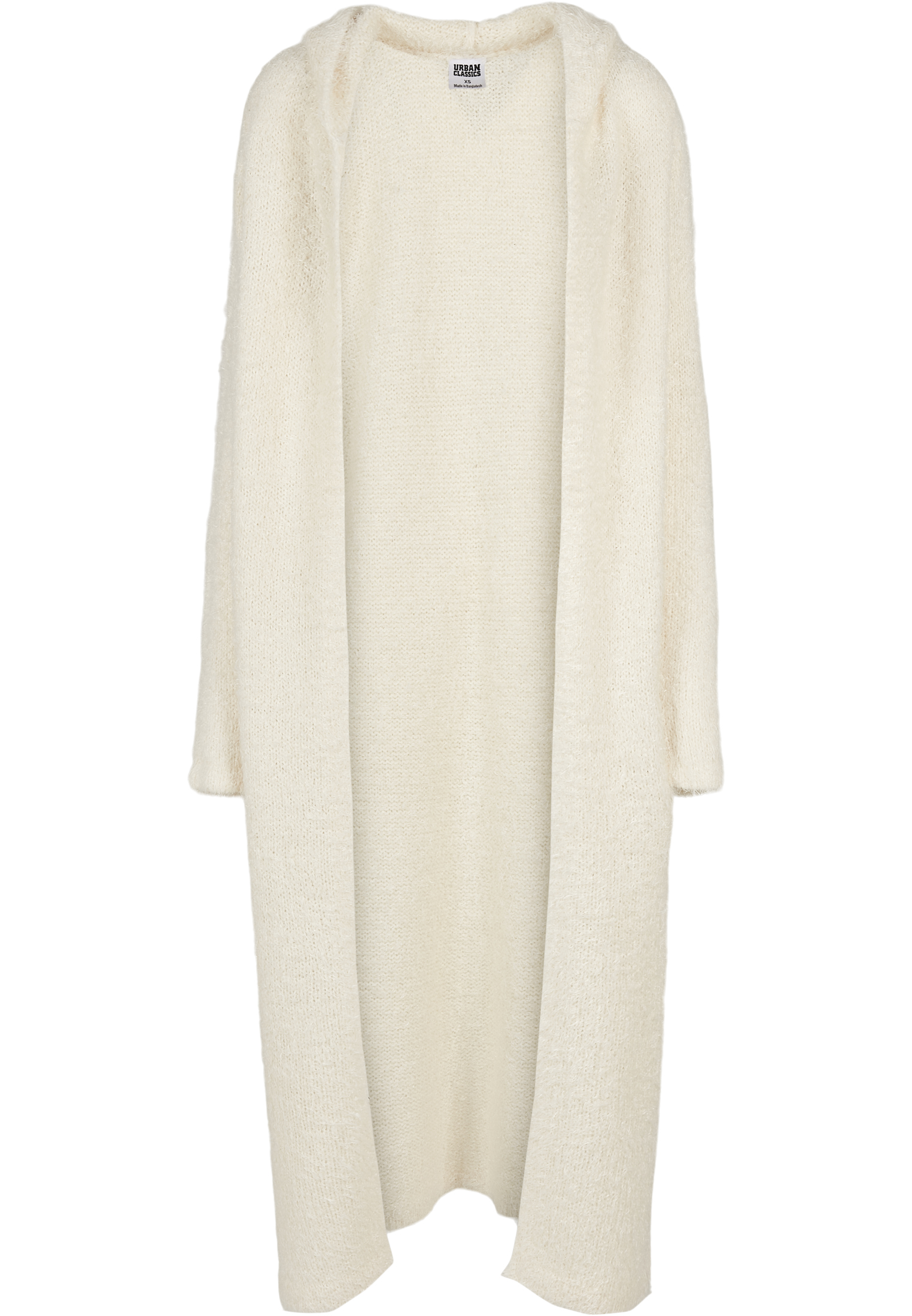 Ladies Hooded Feather Cardigan whitesand 3XL - variant image 5