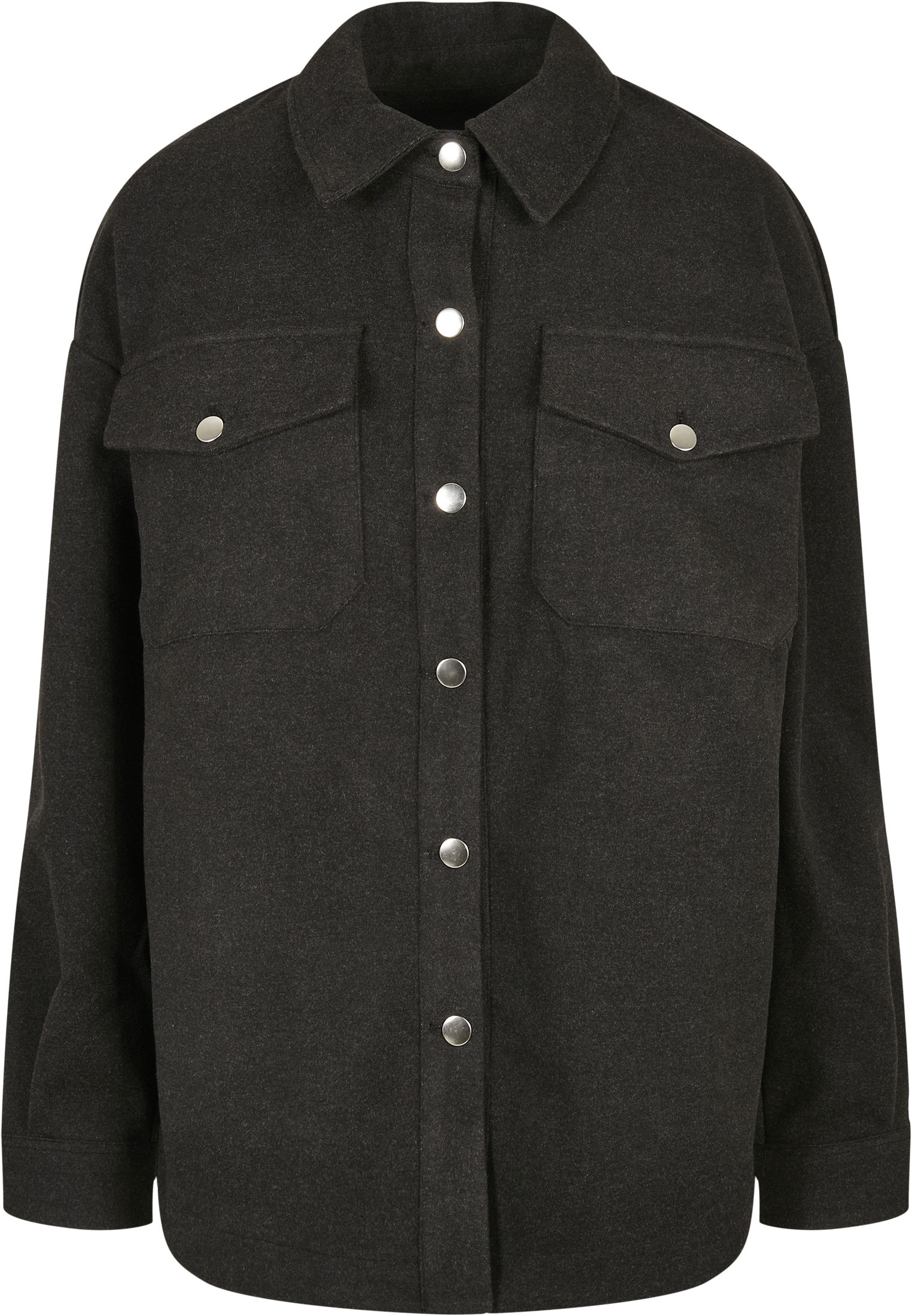 Ladies Classic Overshirt charcoal 3XL - variant image 5