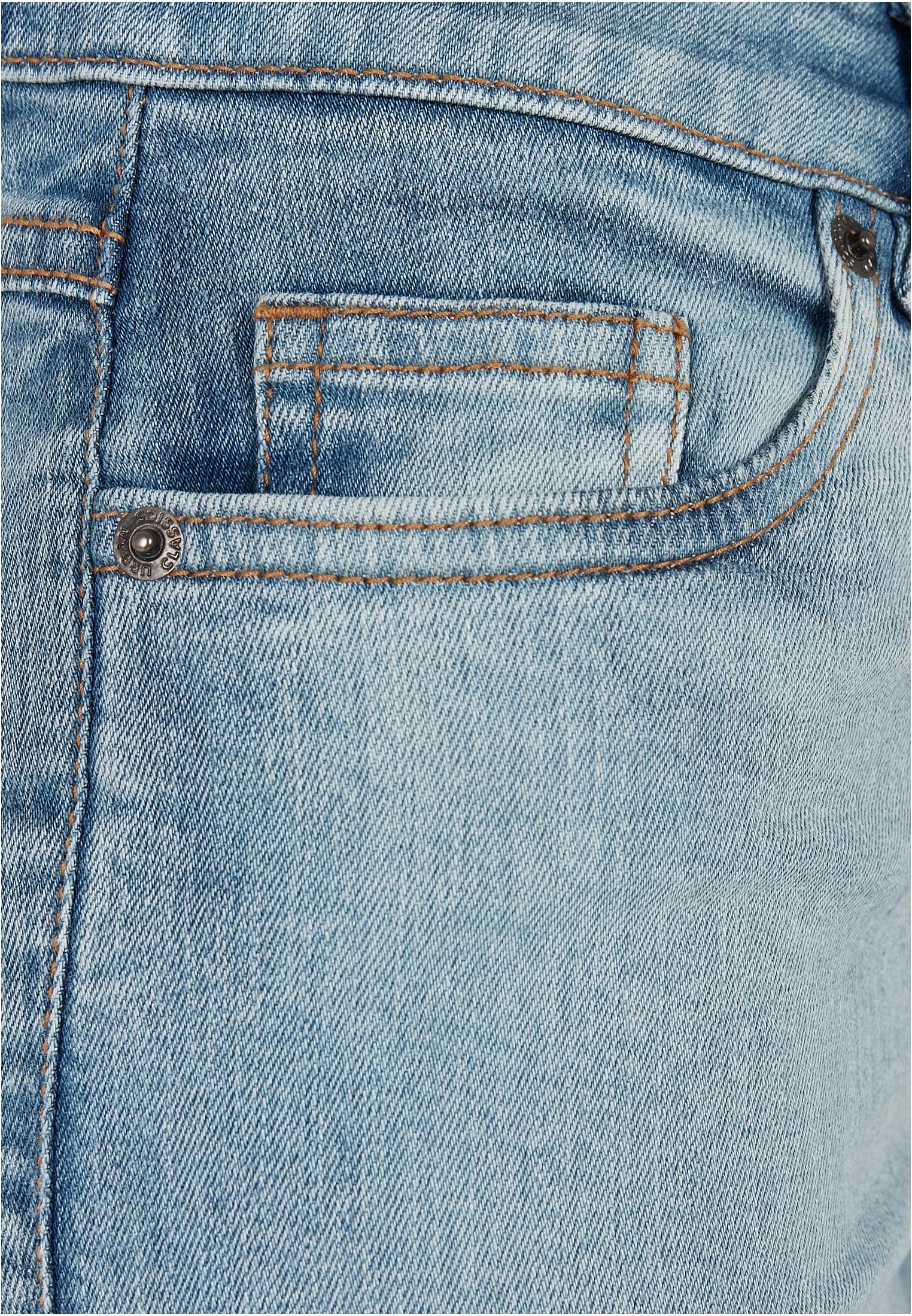 Ladies High Waist Flared Denim Pants tinted light blue washed 26 - variant image 9