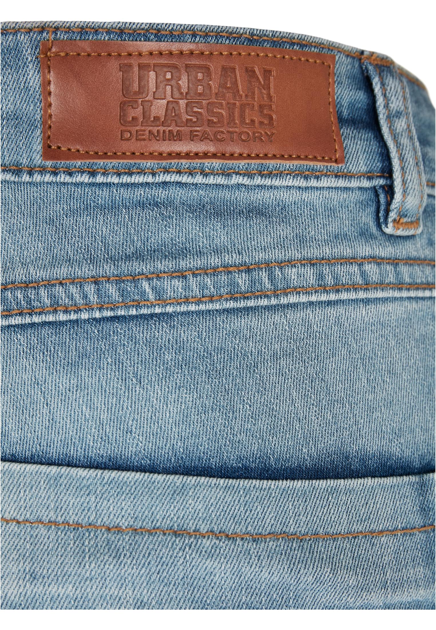 Ladies High Waist Flared Denim Pants tinted light blue washed 26 - variant image 11