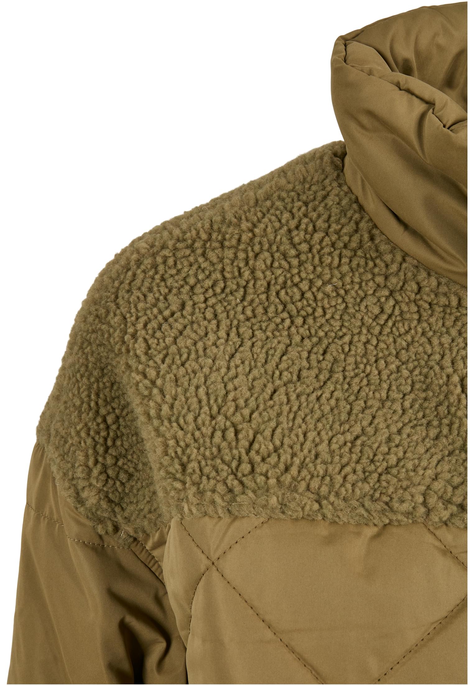 Ladies Oversized Diamond Quilt Puffer Jacket tiniolive 3XL - variant image 8