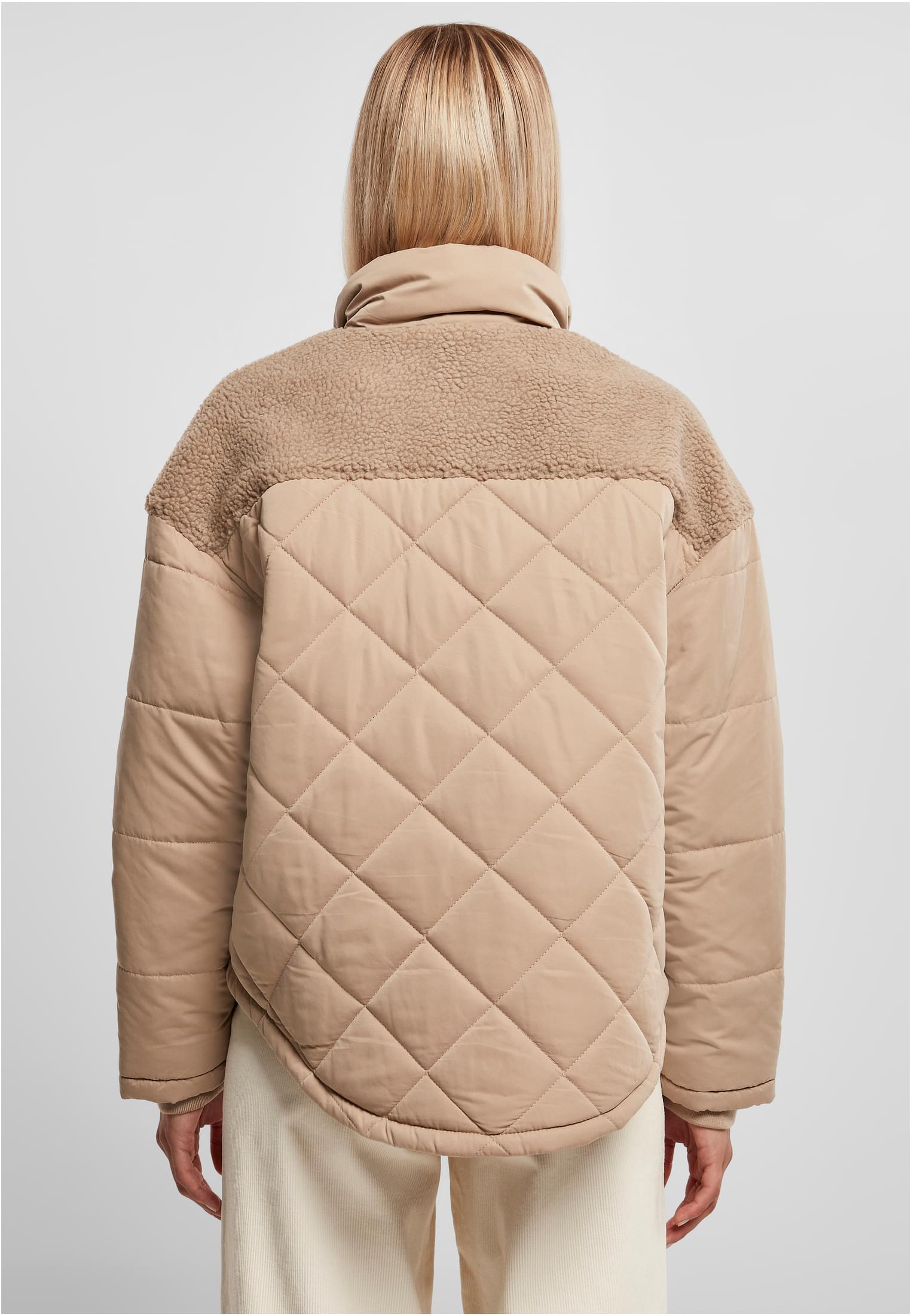 Ladies Oversized Diamond Quilt Puffer Jacket softtaupe 3XL - variant image 2