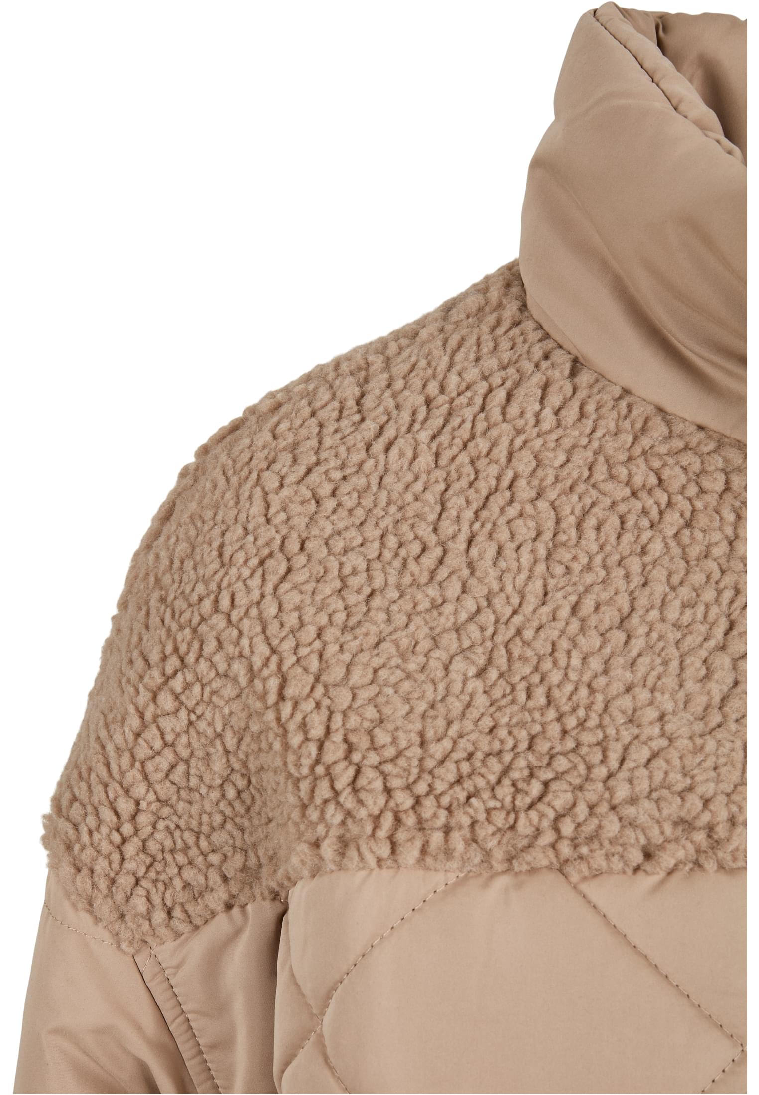 Ladies Oversized Diamond Quilt Puffer Jacket softtaupe 3XL - variant image 8