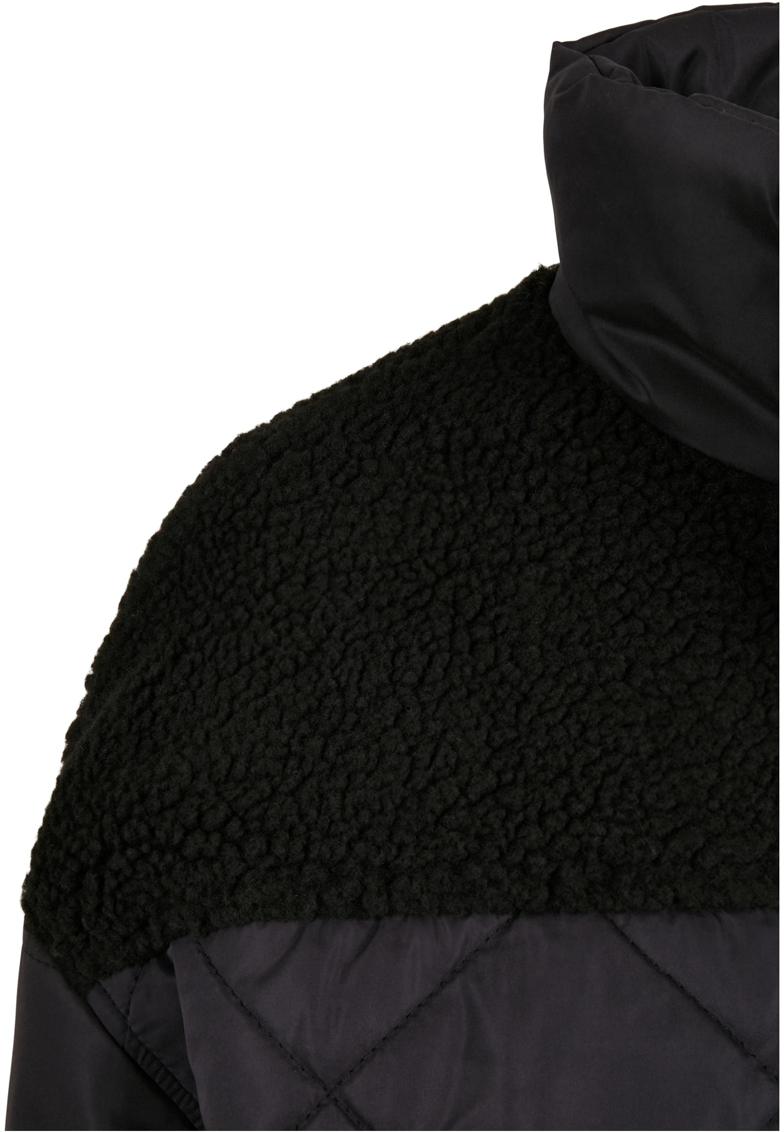 Ladies Oversized Diamond Quilt Puffer Jacket black 3XL - variant image 8