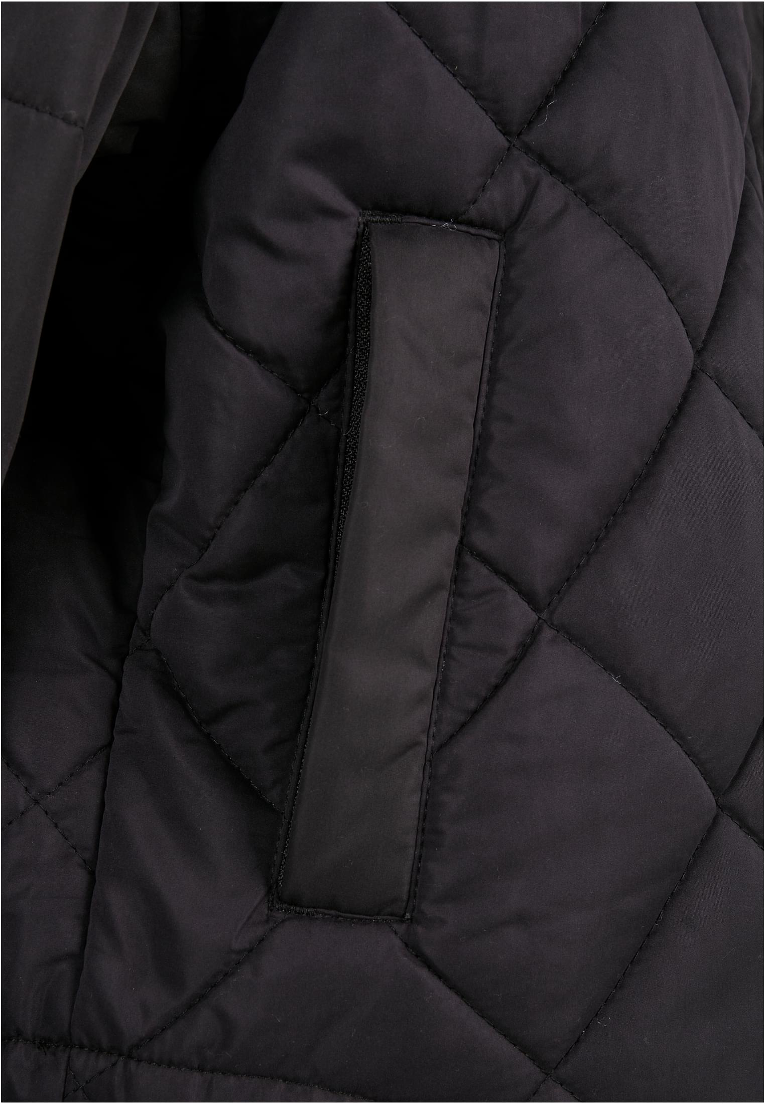 Ladies Oversized Diamond Quilt Puffer Jacket black 3XL - variant image 9