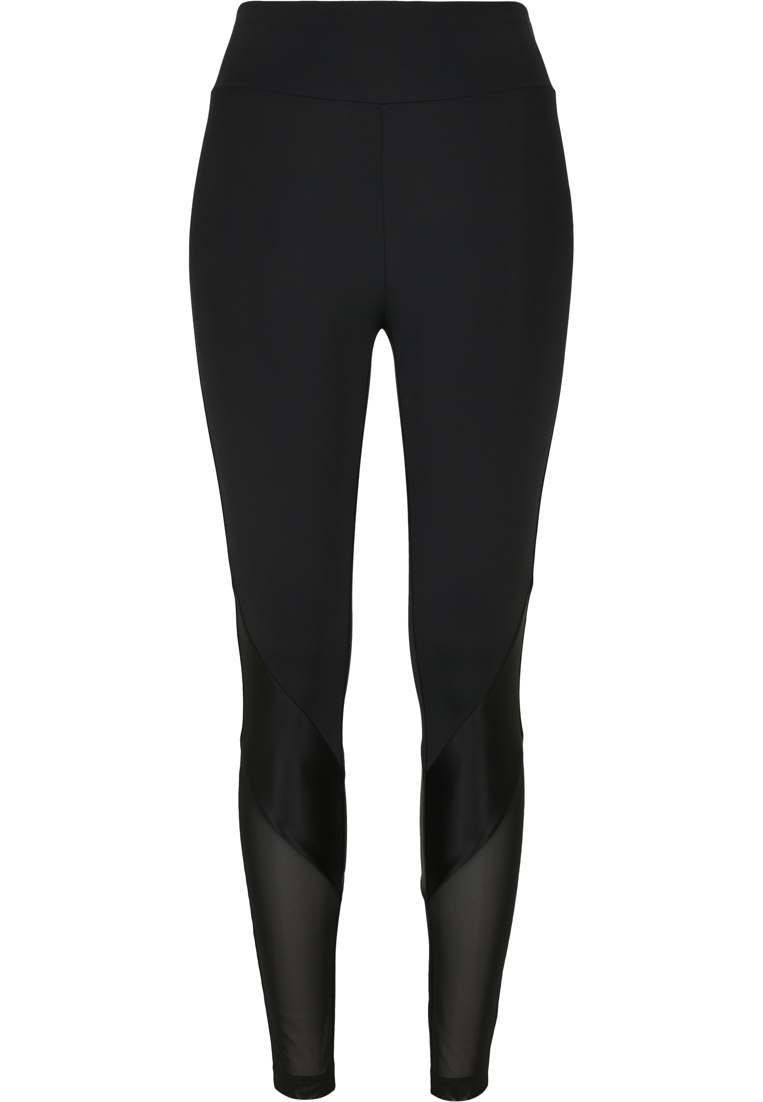 Ladies Highwaist  Mixed Tech Leggings black/black L - variant image 5