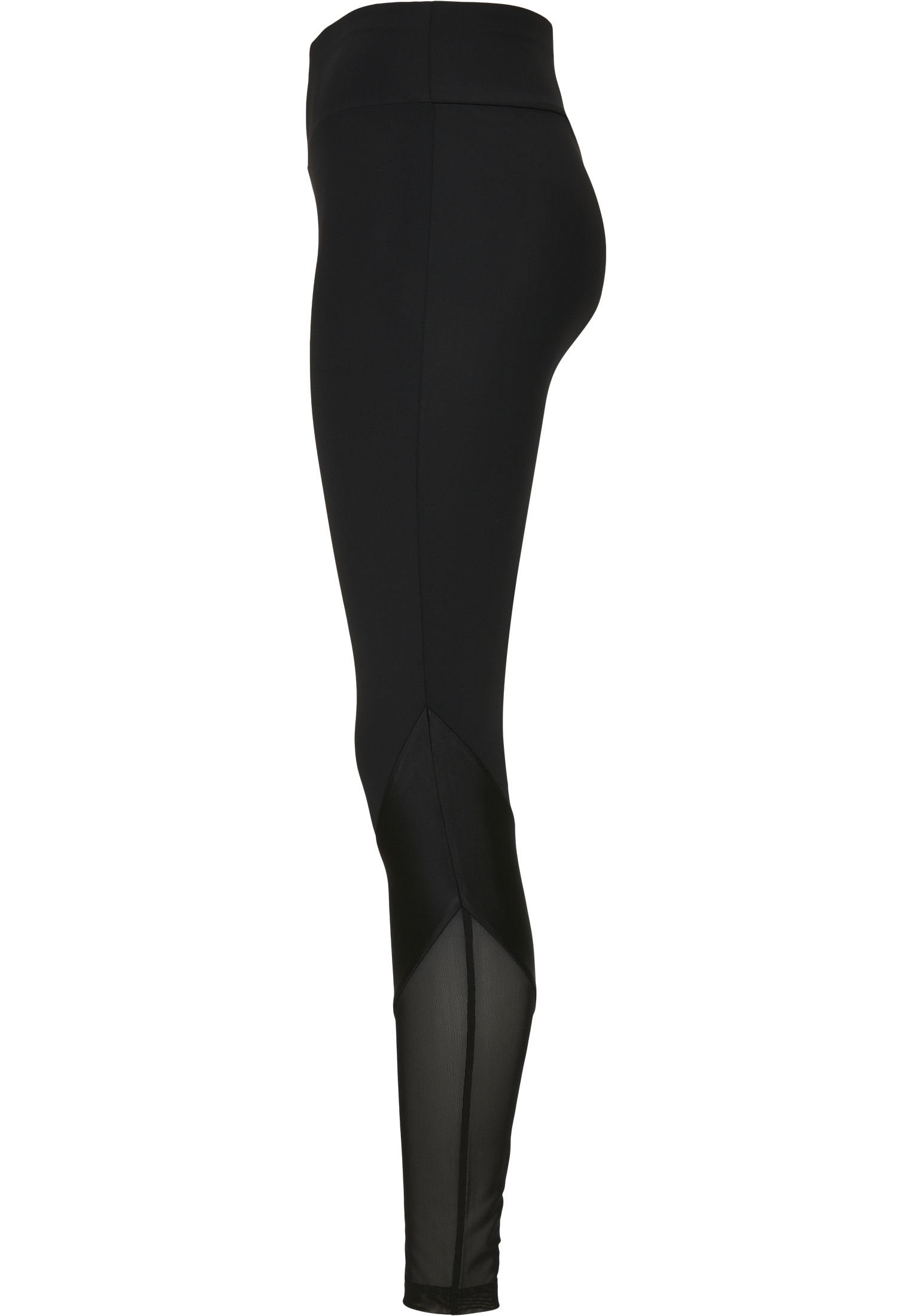 Ladies Highwaist  Mixed Tech Leggings black/black L - variant image 6