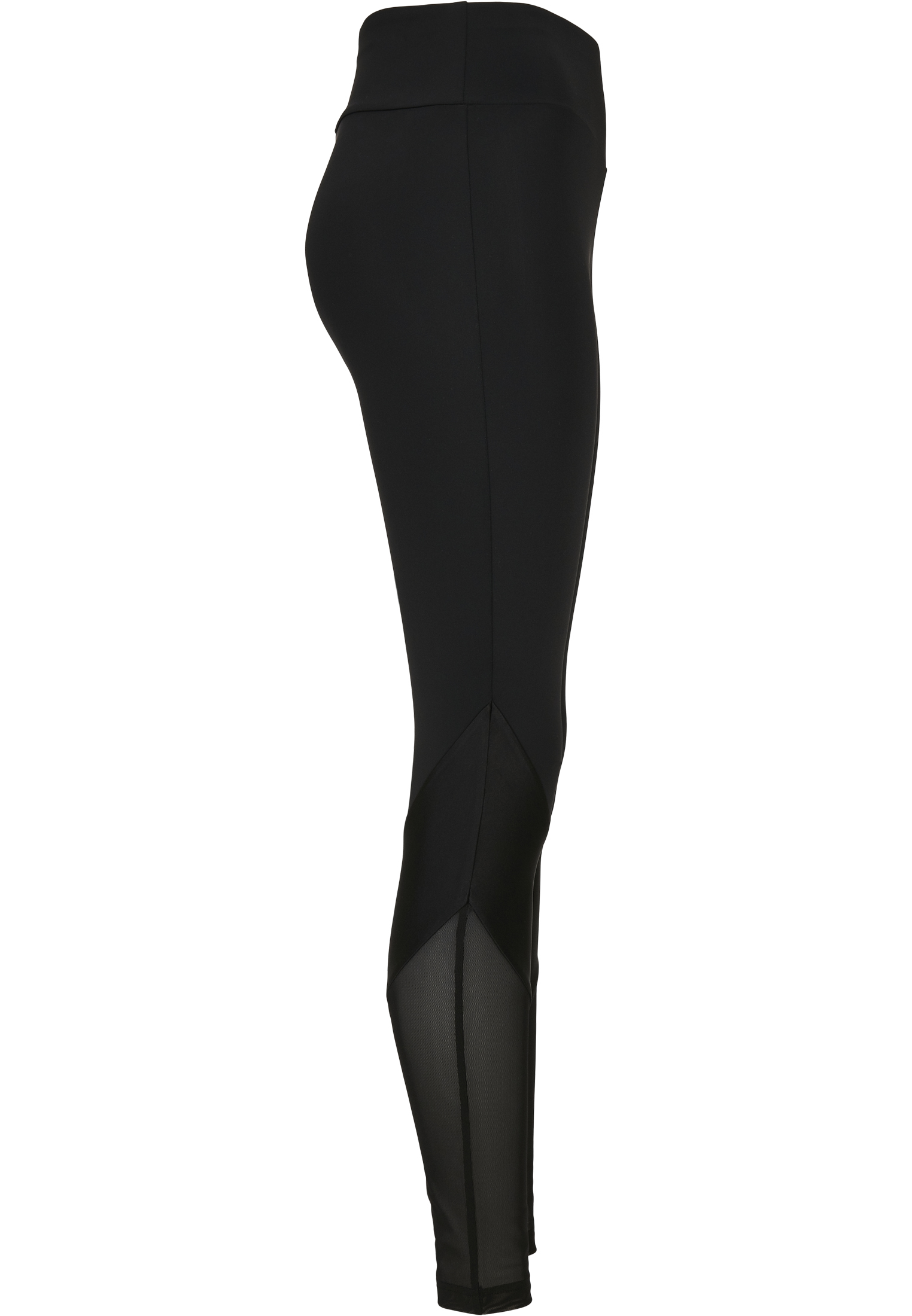 Ladies Highwaist  Mixed Tech Leggings black/black L - variant image 8