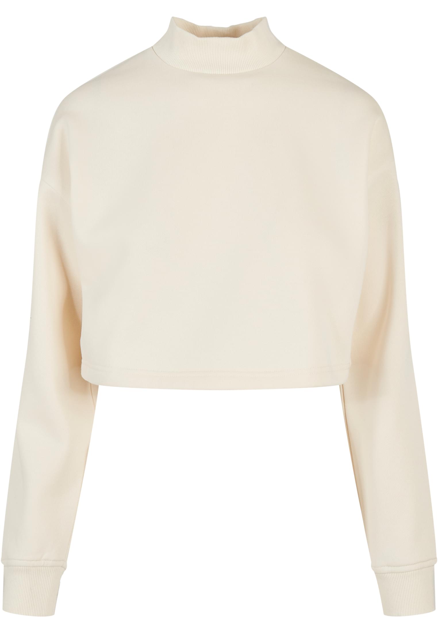 Ladies Cropped Oversized Sweat High Neck Crew whitesand 3XL - alternate variant 2