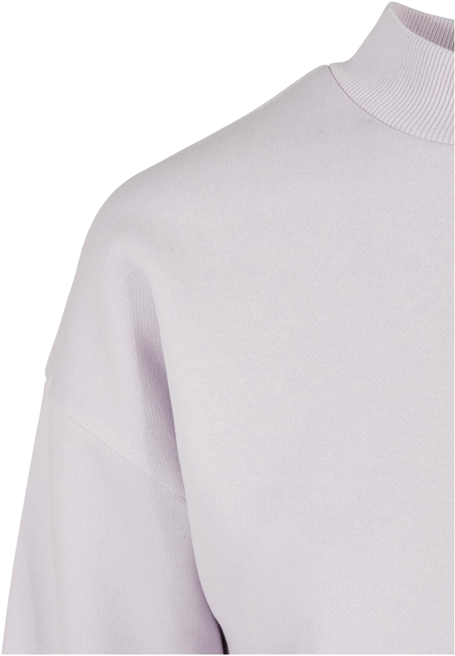 Ladies Cropped Oversized Sweat High Neck Crew softlilac 3XL - variant image 3