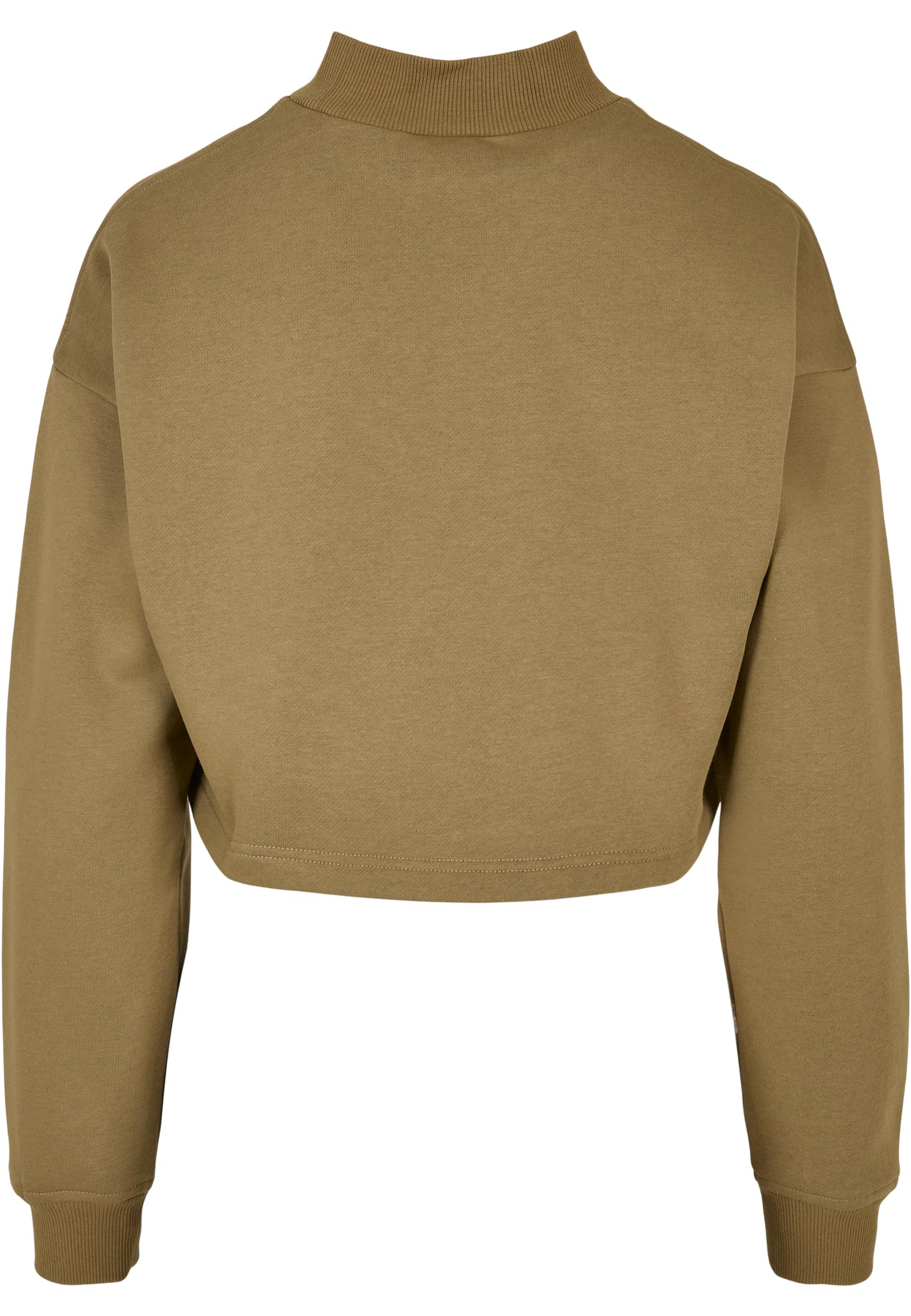 Ladies Cropped Oversized Sweat High Neck Crew tiniolive 3XL - variant image 1