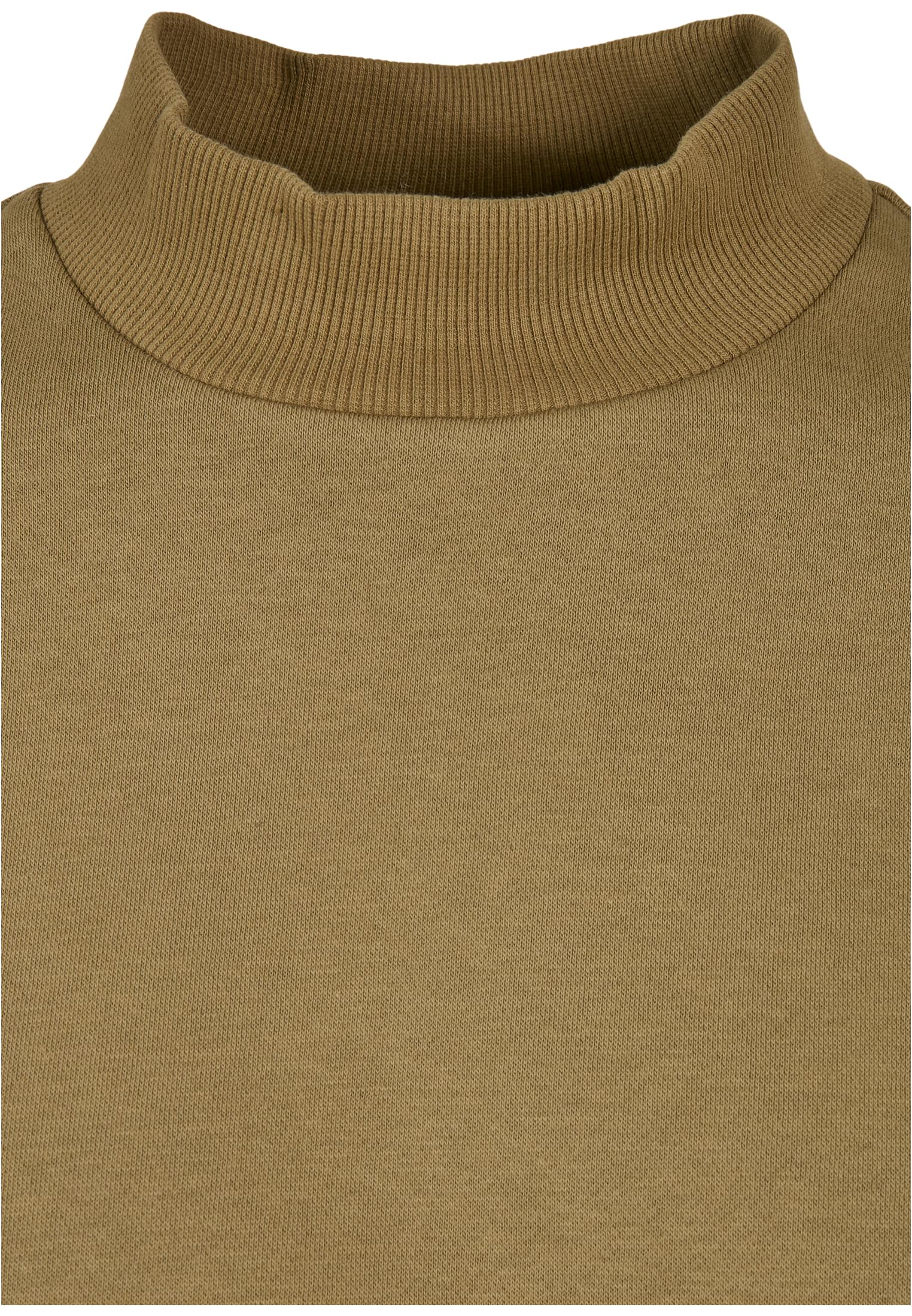 Ladies Cropped Oversized Sweat High Neck Crew tiniolive 3XL - variant image 2