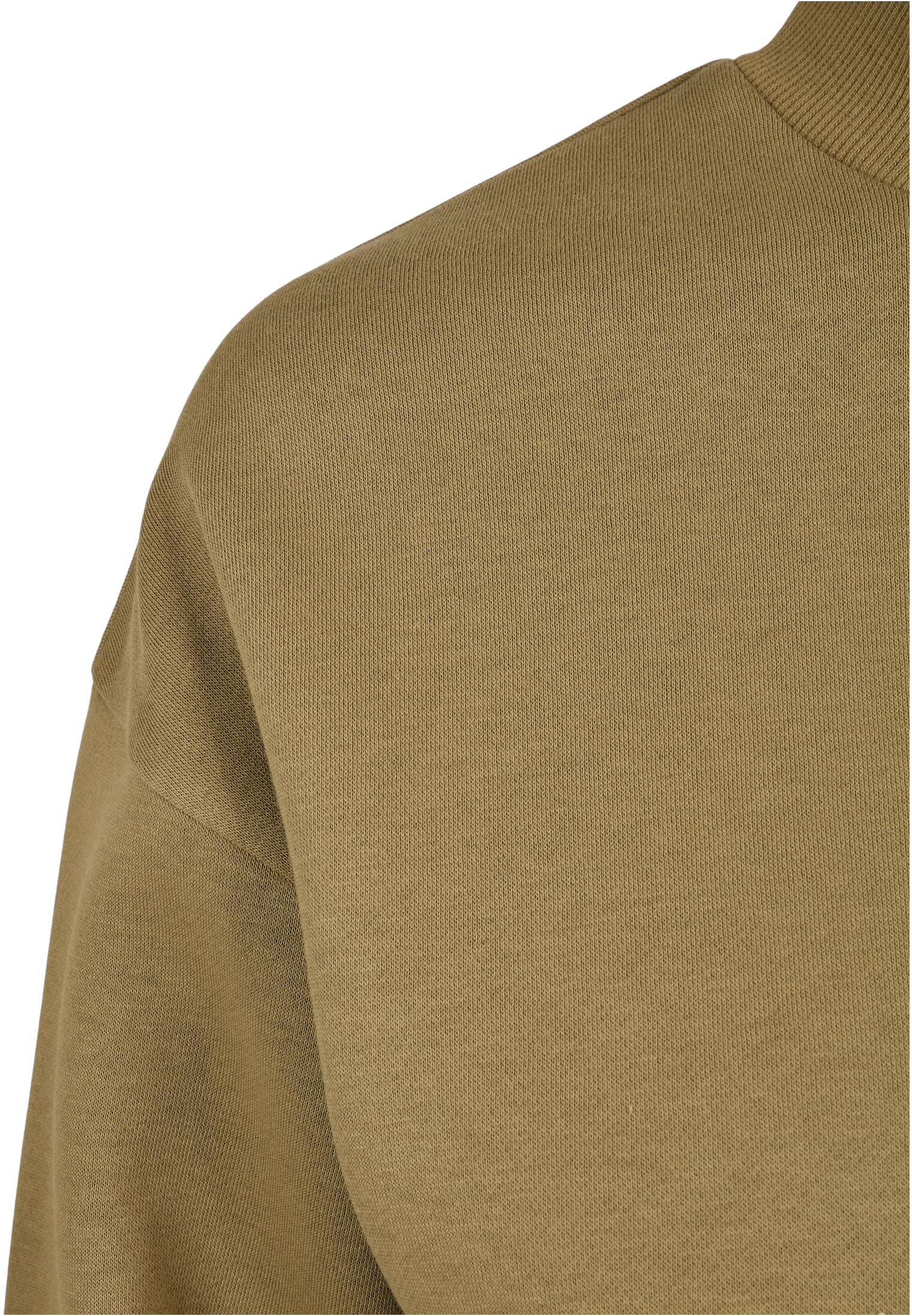 Ladies Cropped Oversized Sweat High Neck Crew tiniolive 3XL - variant image 3