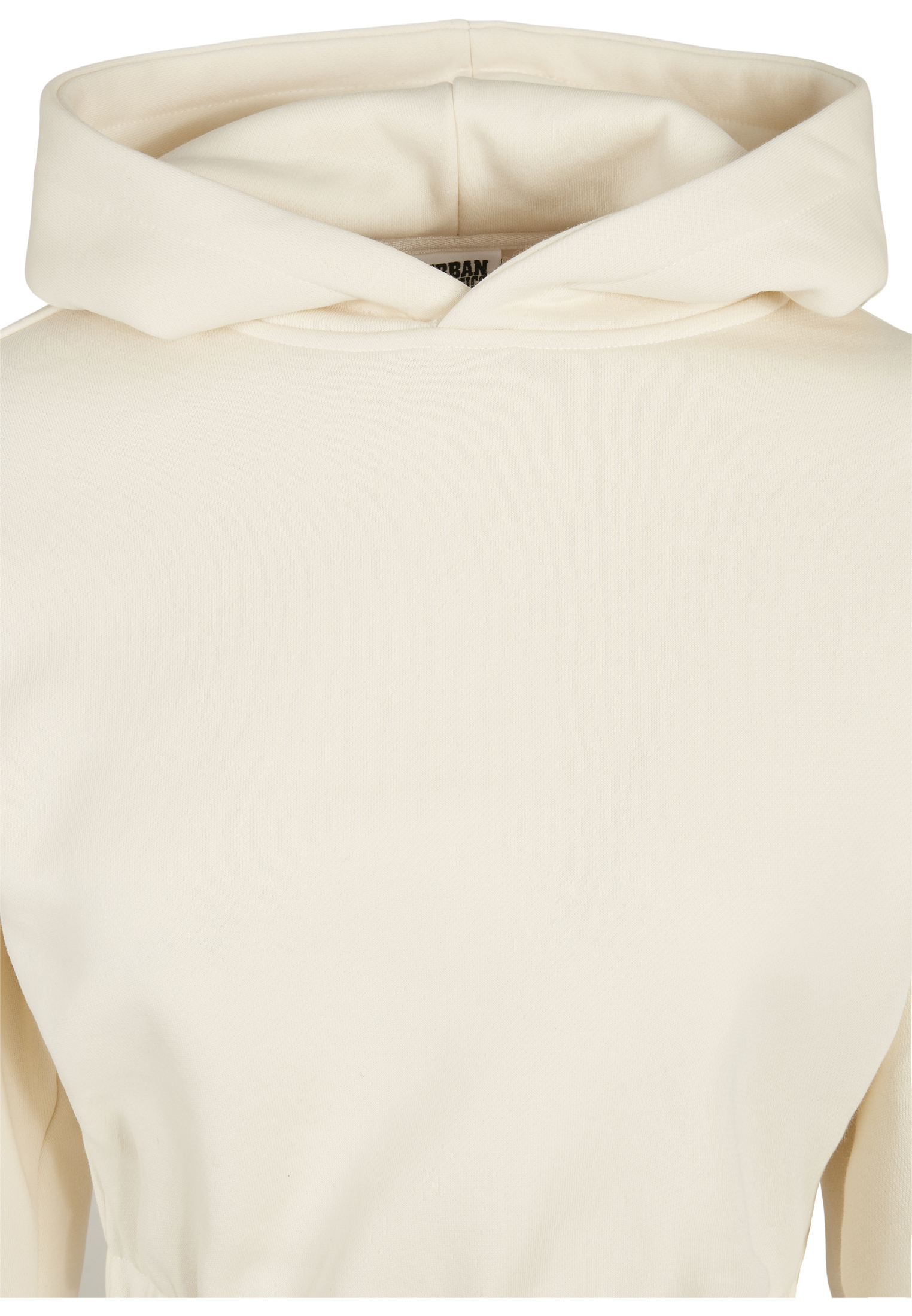 Ladies Short Oversized Sweat Hoody whitesand 3XL - variant image 6