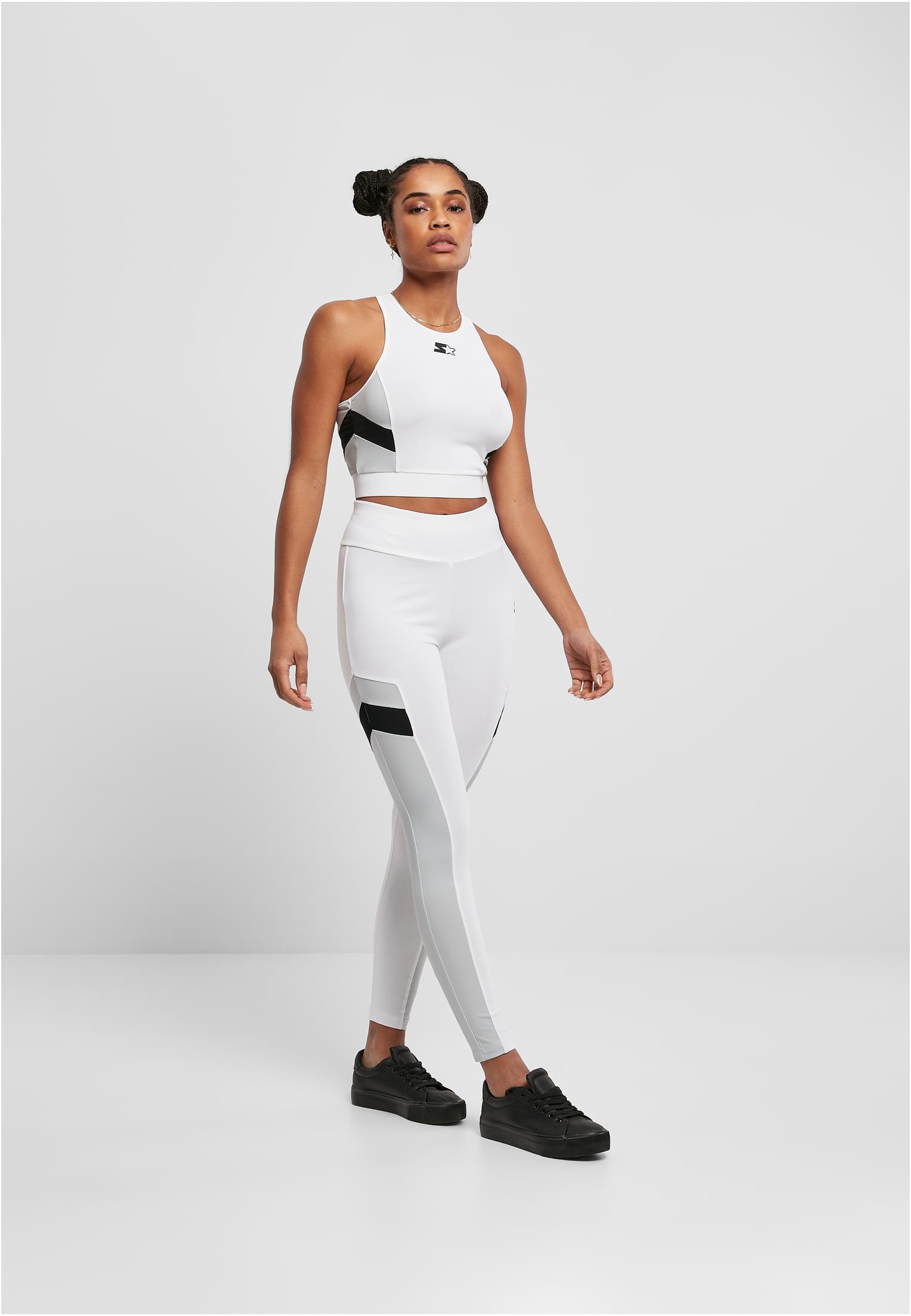 Ladies Starter Sports Cropped Top white/black L - variant image 4