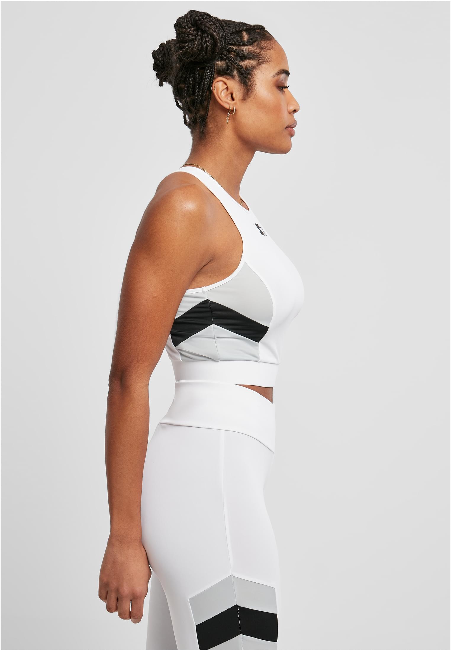 Ladies Starter Sports Cropped Top white/black L - variant image 3